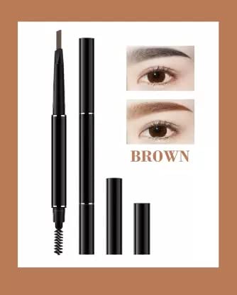 Wiffy Brown Eyebrow Pencil - Natural Eyebrow Enhancer for Perfect Makeup (Brown) | Ideal for Daily Use, Professional Makeup & Eyebrow Shaping