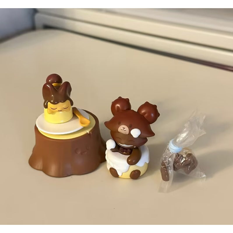 DIMOO Outing Together Series Sweet Pudding Blind Box Figure - Cute Collectible Toy for Anime Fans, Perfect for Display, Gifts, and Home Decor