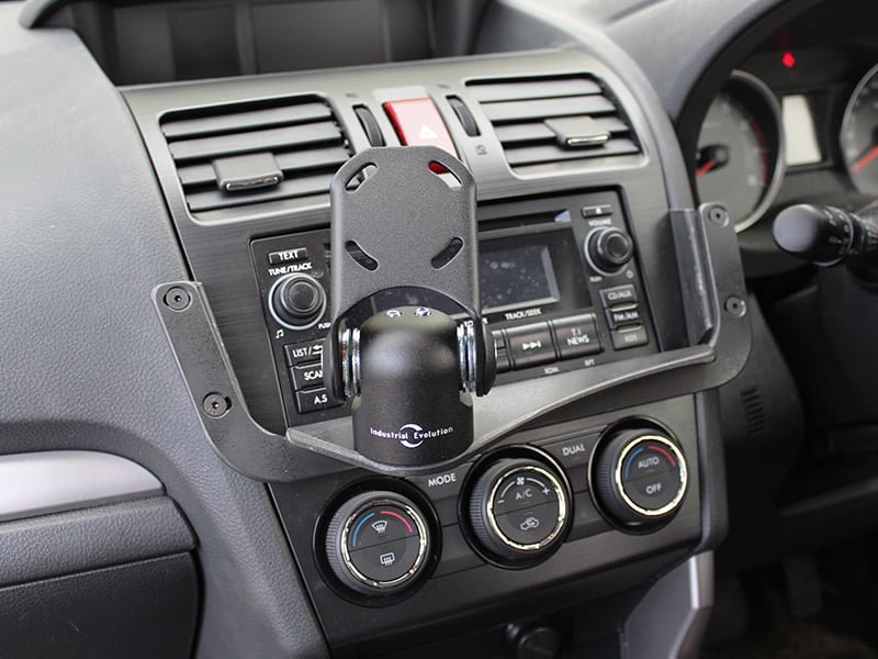 **Industrial Evolution InDash Mount for Subaru Forester (2013-2018) - Secure Phone Holder for GPS Navigation & Hands-Free Driving**