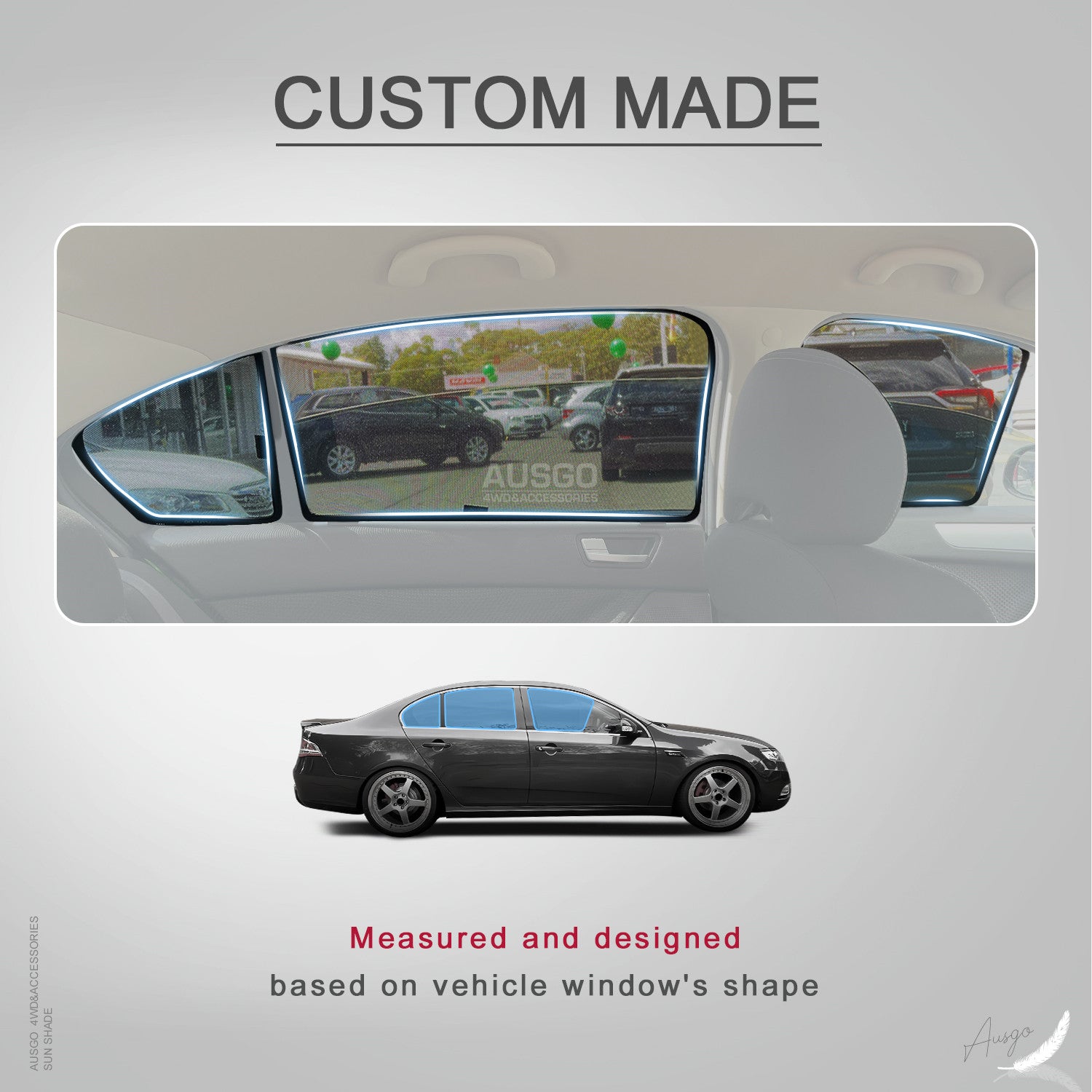 Magnetic Window Sun Shade for Mercedes Benz Vito & Valente (2015-Present) - UV Protection & Heat Reduction for Cars, SUVs, and Vans - Perfect for Parking, Travel, and Baby Safety
