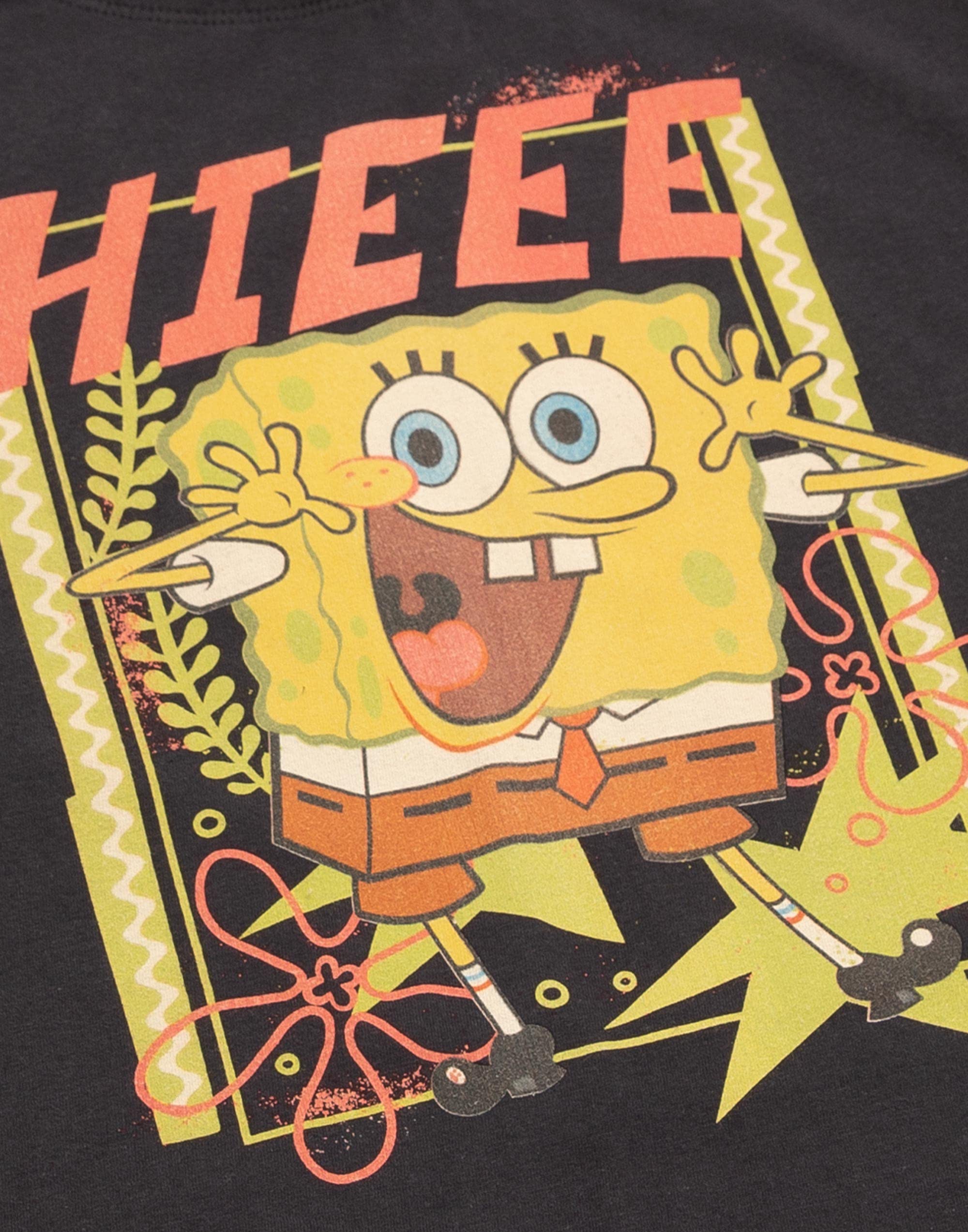 SpongeBob SquarePants Women's Cropped T-Shirt - Soft Cotton Casual Tee for Summer Outfits & Streetwear Fashion