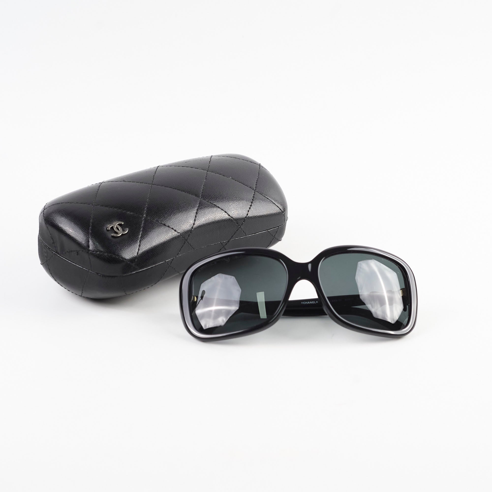 Chanel Black Sunglasses for Women - Luxury Designer Shades for Fashion & Sun Protection - Perfect for Beach, Driving & Outdoor Activities