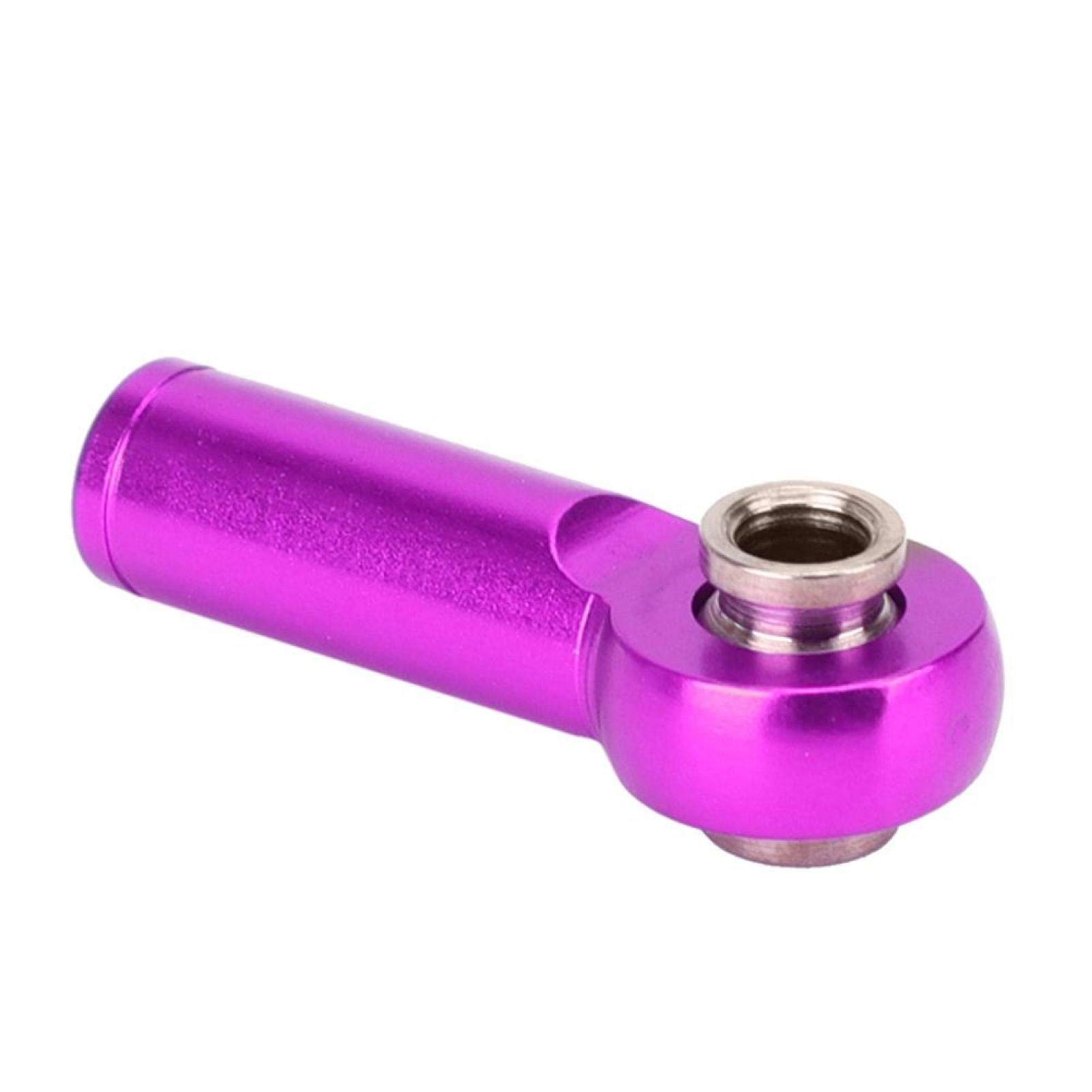 Qinlorgo M4 Metal Tie Rod End for 1/10 RC Cars - Positive/Negative Thread Push Link Joint (Purple) | Durable Steering Upgrade for Crawlers, Drifters & Off-Road RC Vehicles