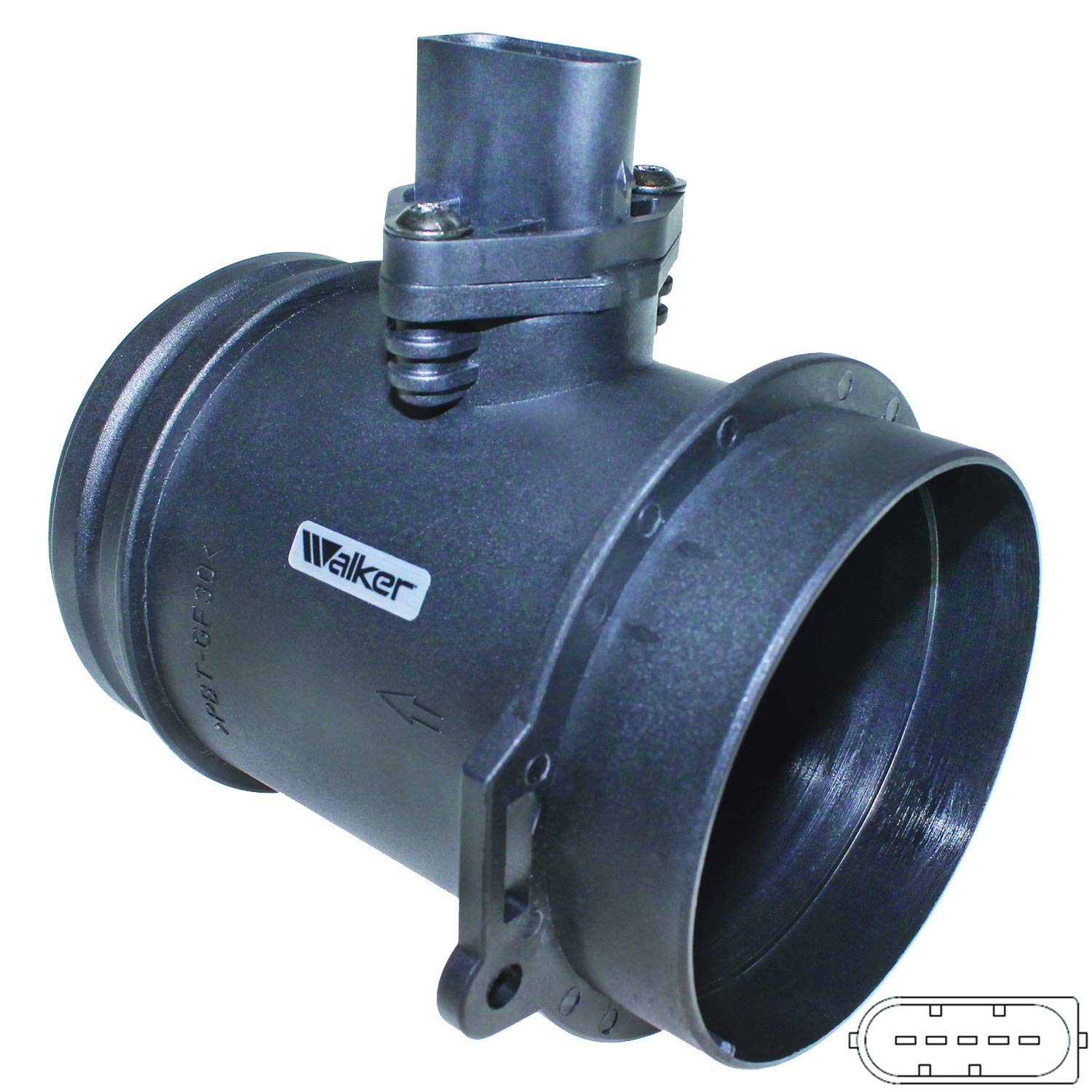 Walker Products 245-1262 Mass Air Flow Sensor Assembly - Compatible with Multiple Car Models - High Performance Air Flow Meter for Improved Engine Efficiency - Perfect for DIY Auto Repairs & Professional Mechanics