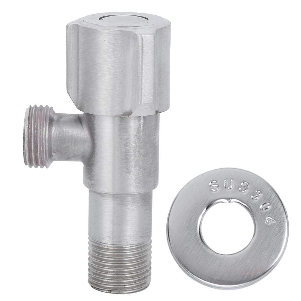 Jimfoty Bathroom Faucet Angle Valve - Heavy Duty Brass Stop Valve for Sink, Toilet & Shower - Durable Water Supply Shut Off Valve for Home & Commercial Use - Perfect for Bathroom Renovation & Plumbing Repairs