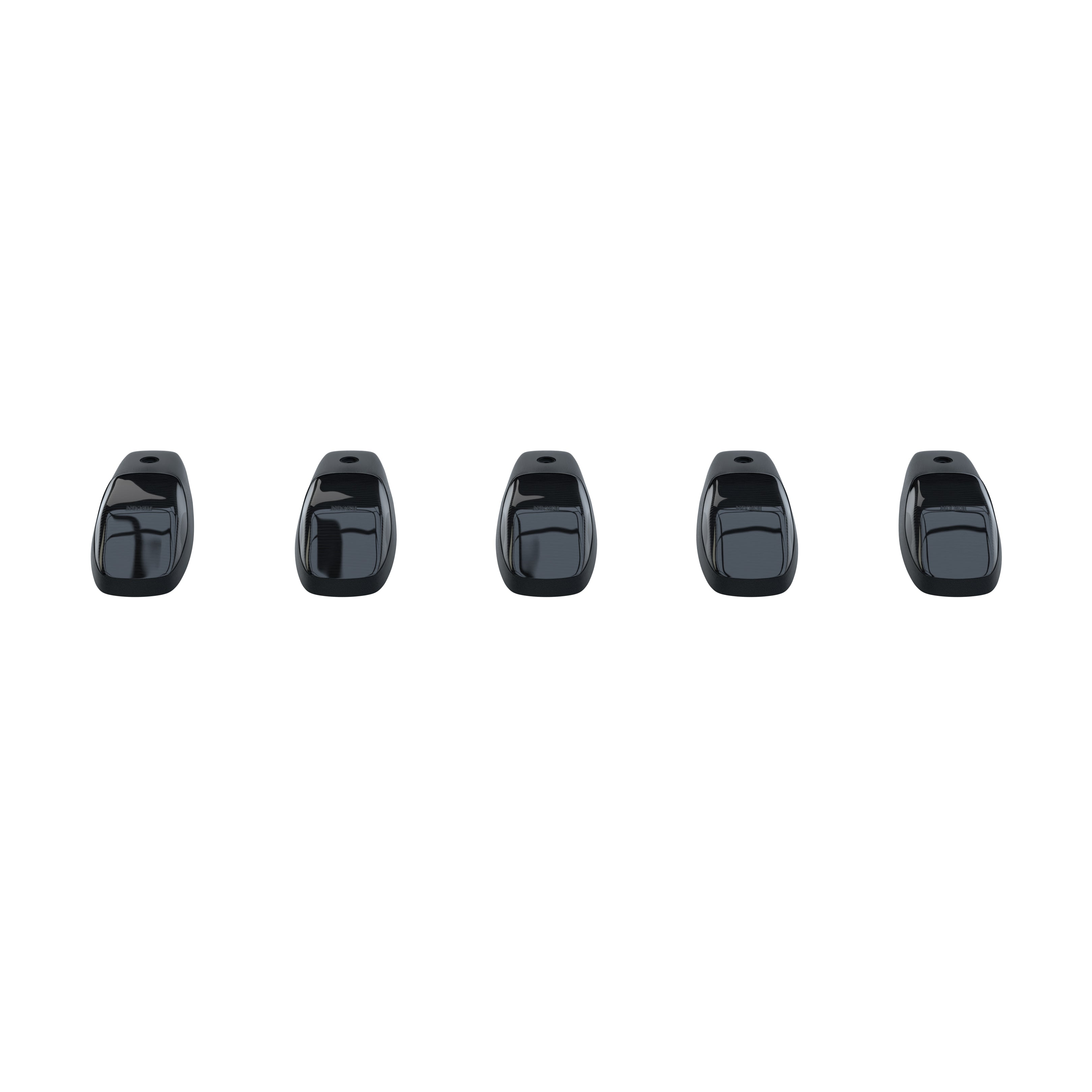 Dodge RAM HD 2500/3500 19-25 5-Piece Cab Roof LED Light Kit with Smoked Amber Lens - Direct OEM Replacement for Factory Cab Roof Lights - Perfect for Off-Roading, Night Driving & Enhanced Vehicle Visibility