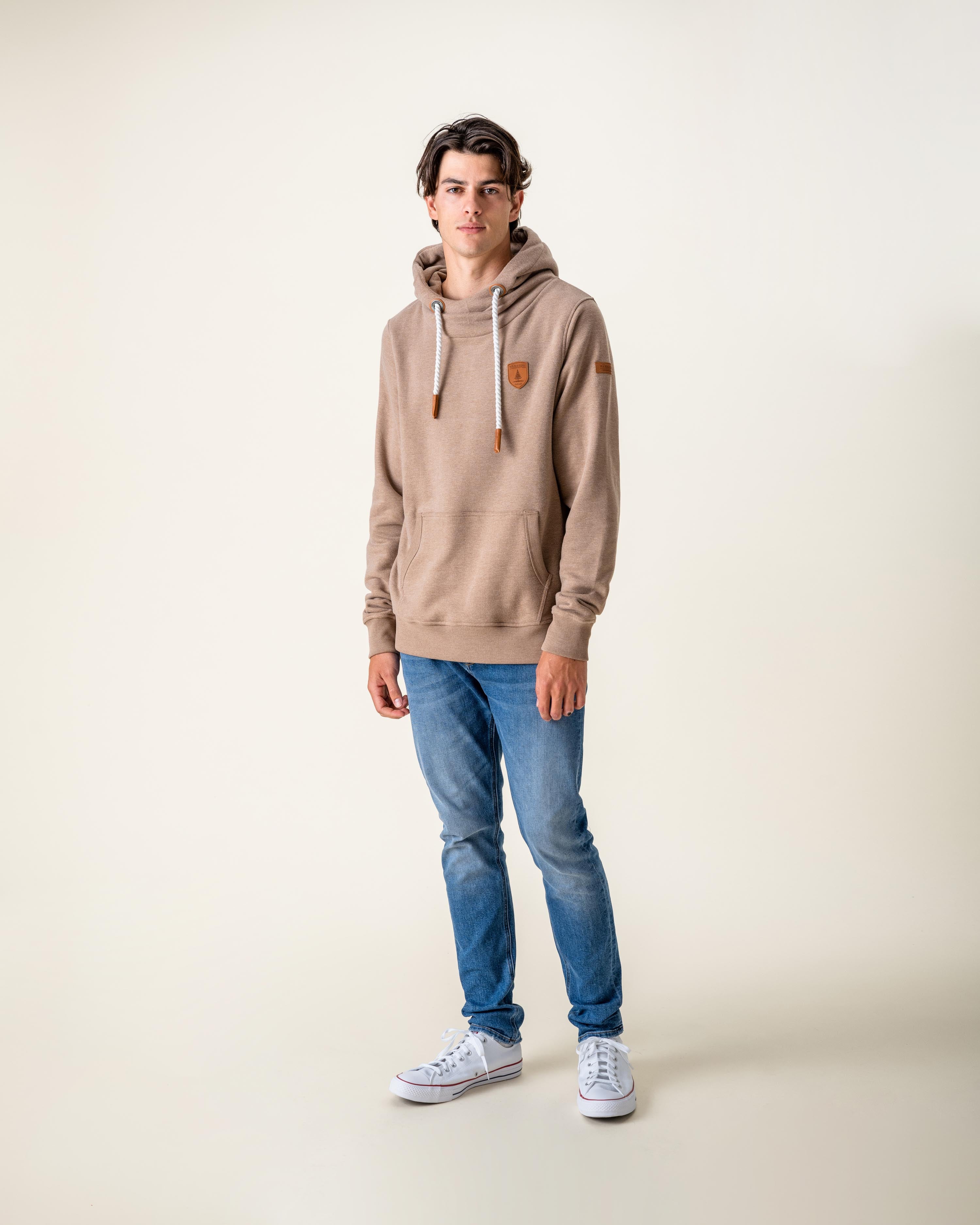 Premium Cascade Mocha Hoodie for Men & Women | Soft Cotton Blend Pullover | Cozy Casual Wear for Fall & Winter | Perfect for Outdoor Activities, Lounging & Travel