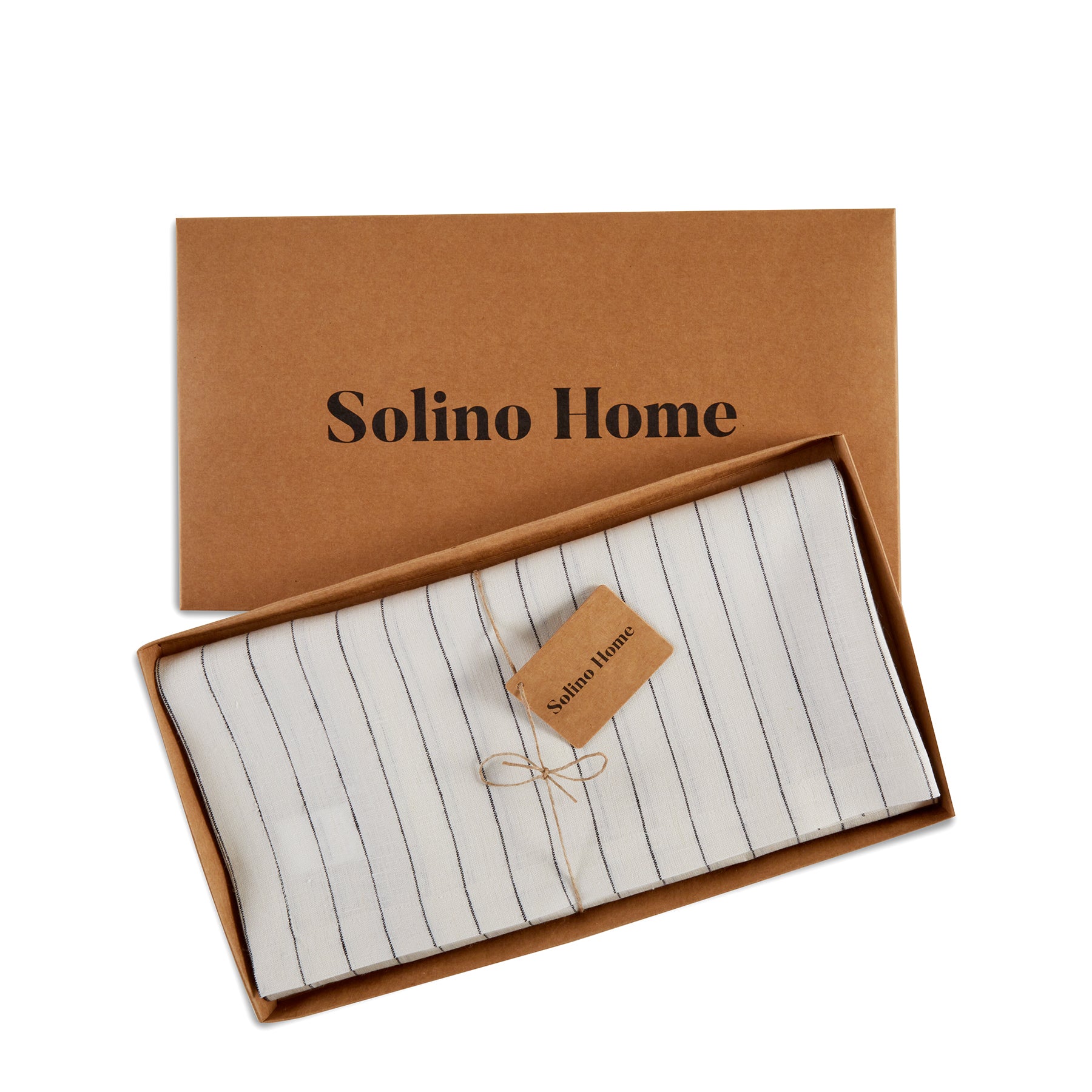 Stylish Pinstripe Table Throw - Elegant Dining & Home Decor for Parties, Weddings & Everyday Use