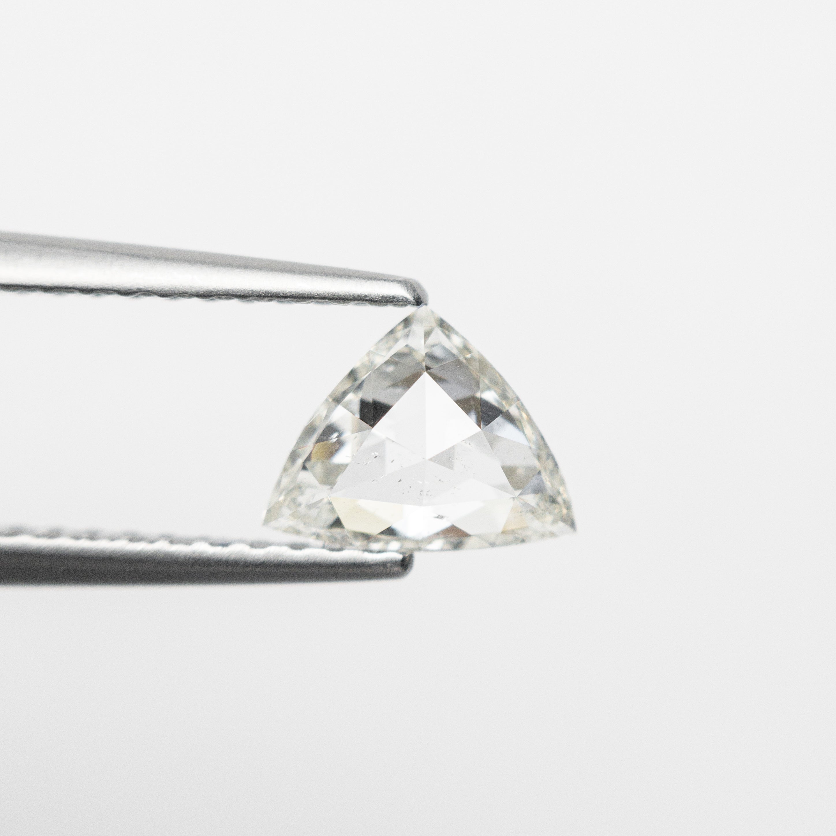 0.63ct 5.57x7.15x2.44mm SI2 K Trillion Rose Cut Diamond for Engagement Rings & Jewelry Making - USA to UK Shipping