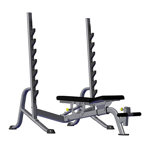 Hoist HF 5170 7-Position Adjustable FID Olympic Weight Bench for Home Gym - Perfect for Strength Training, Weightlifting & Full-Body Workouts