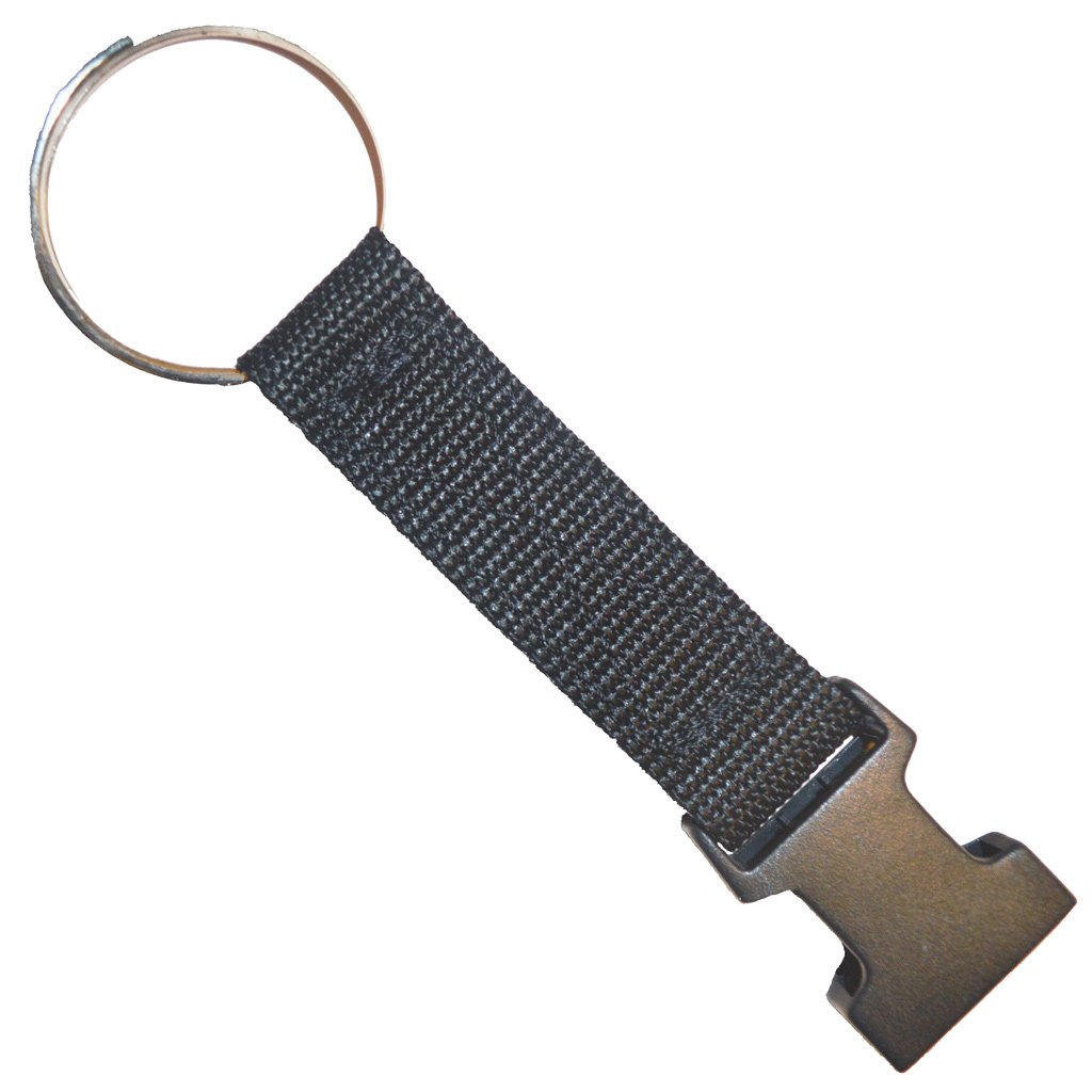 Beaver Split Ring with Female Buckle - Durable Stainless Steel Keychain Accessories for Outdoor, Hiking, Camping & DIY Projects