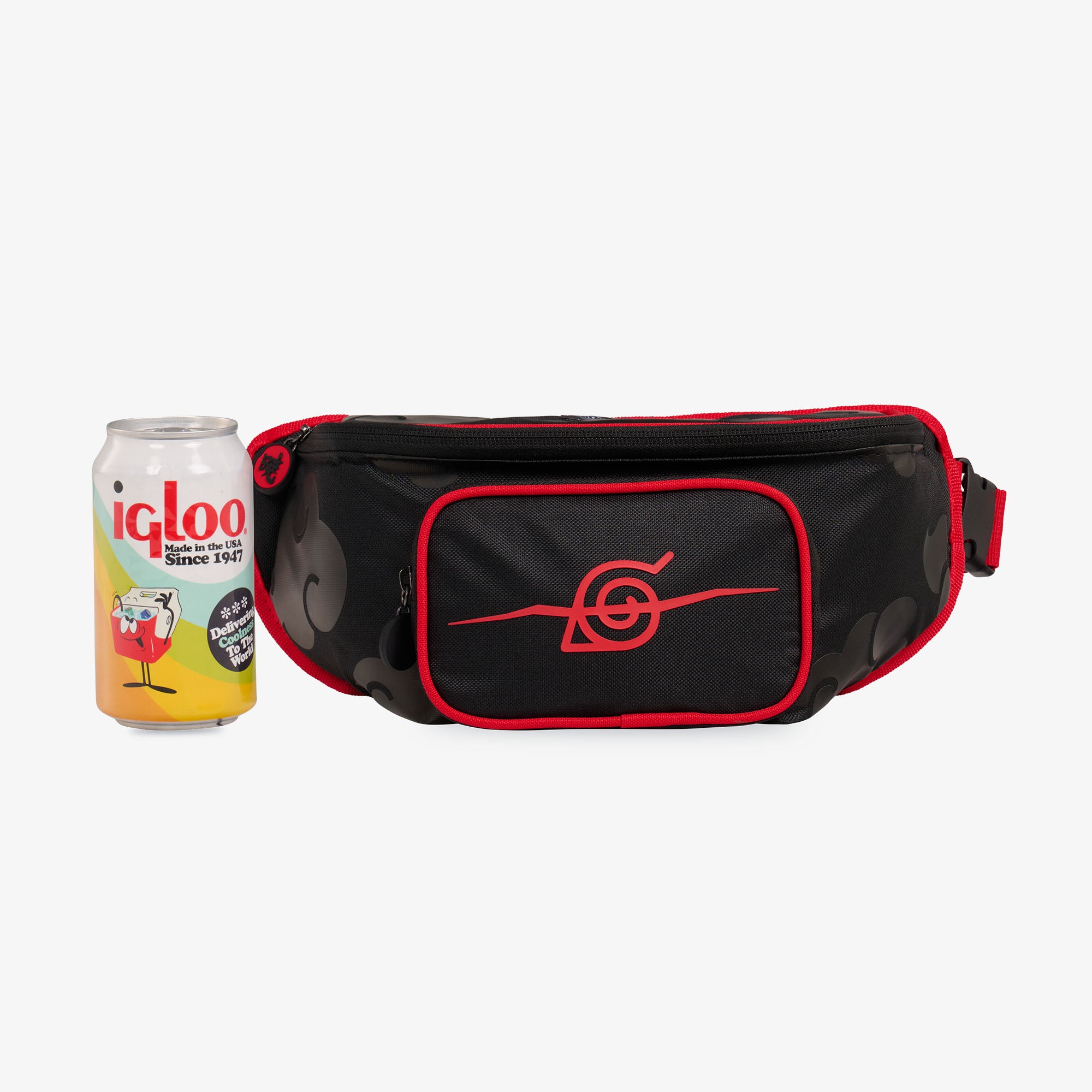 Naruto Shippuden Akatsuki Cosplay Fanny Pack Waist Bag - Perfect for Anime Conventions, Cosplay Events & Daily Use