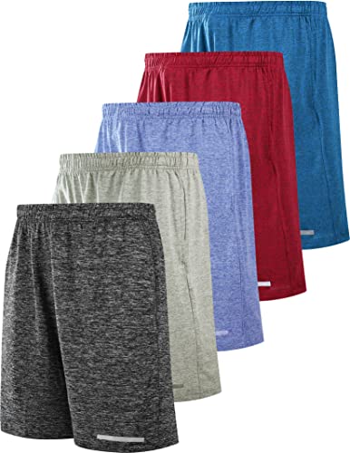 Heather Charcoal/Light Gray/Red/Blues