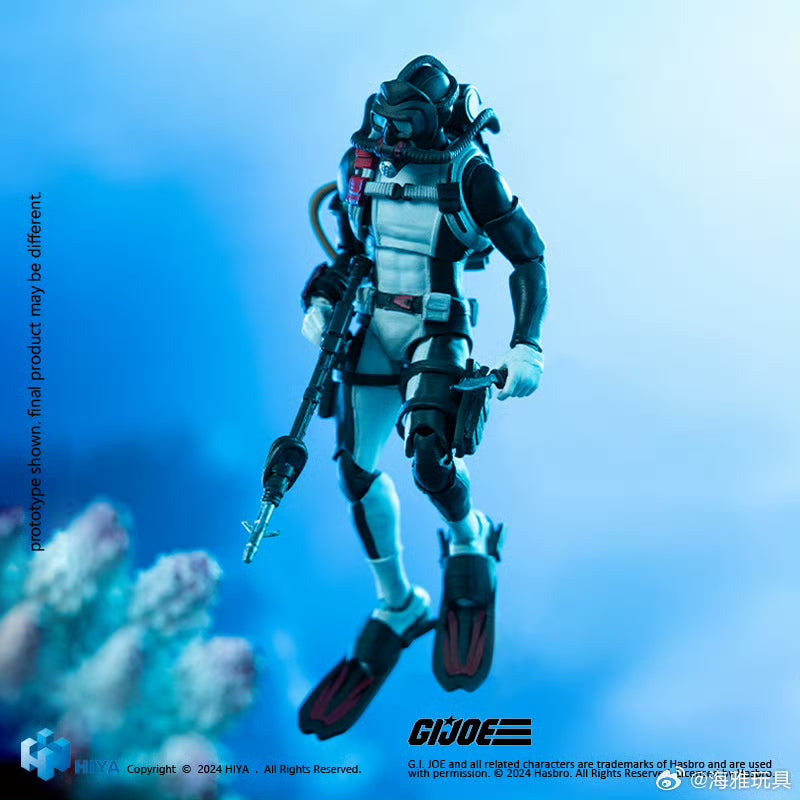 Pre-Order 1/18 Scale HIYA 4-Inch G.I. Joe Torpedo Action Figure - Exquisite Mini Collectible Series for Display & Military Diorama Scenes