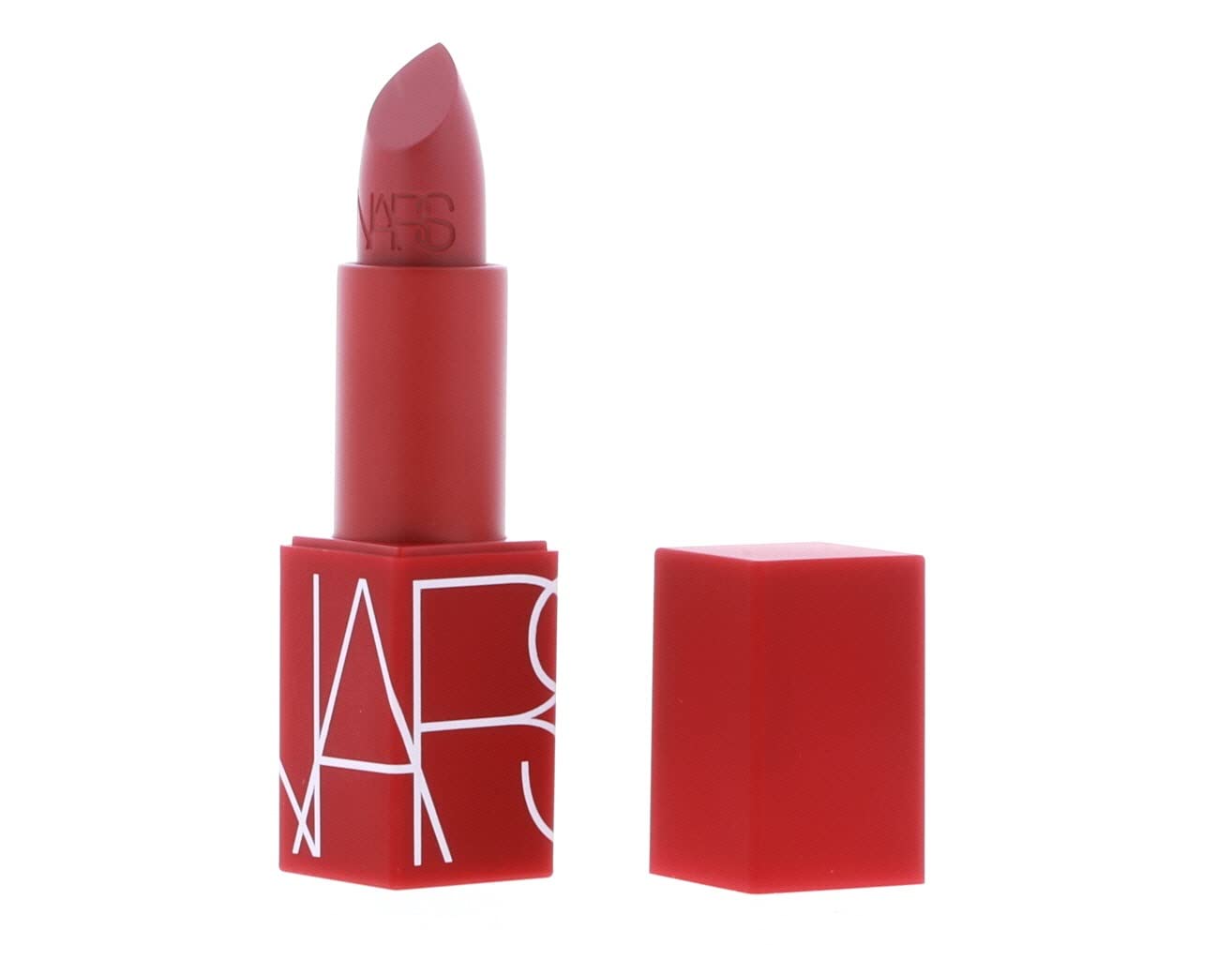 NARS Semi-Matte Lipstick - Jungle Red | Long-Lasting, Highly Pigmented Lip Color for Women | Perfect for Everyday Wear, Date Night & Special Occasions