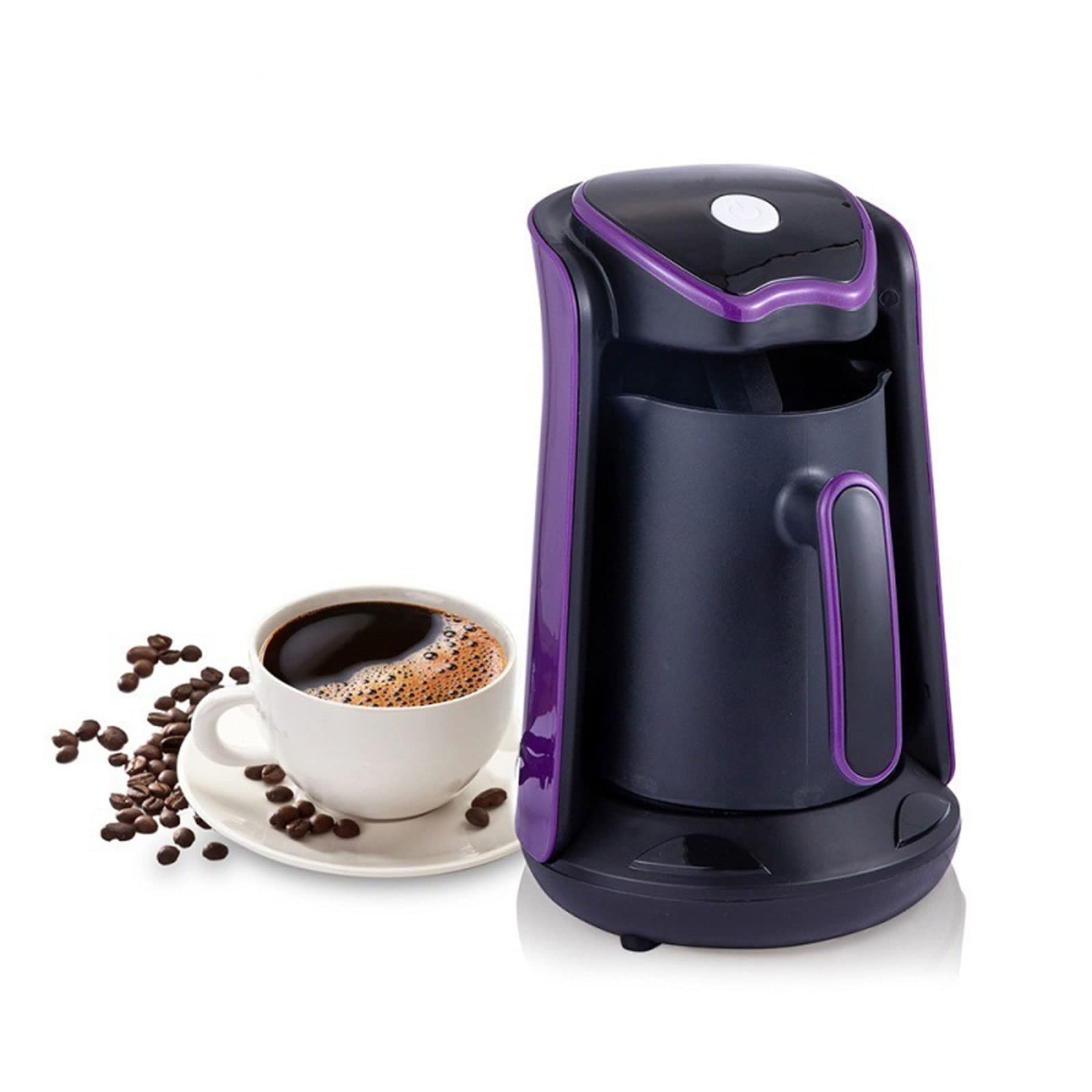 Portable Mini Coffee Maker - Automatic Heating Coffee Pot & Tea Brewer for Home, Office & Travel | Compact & Fast Brewing Household Appliance | Perfect for Camping, Gifts & Small Spaces