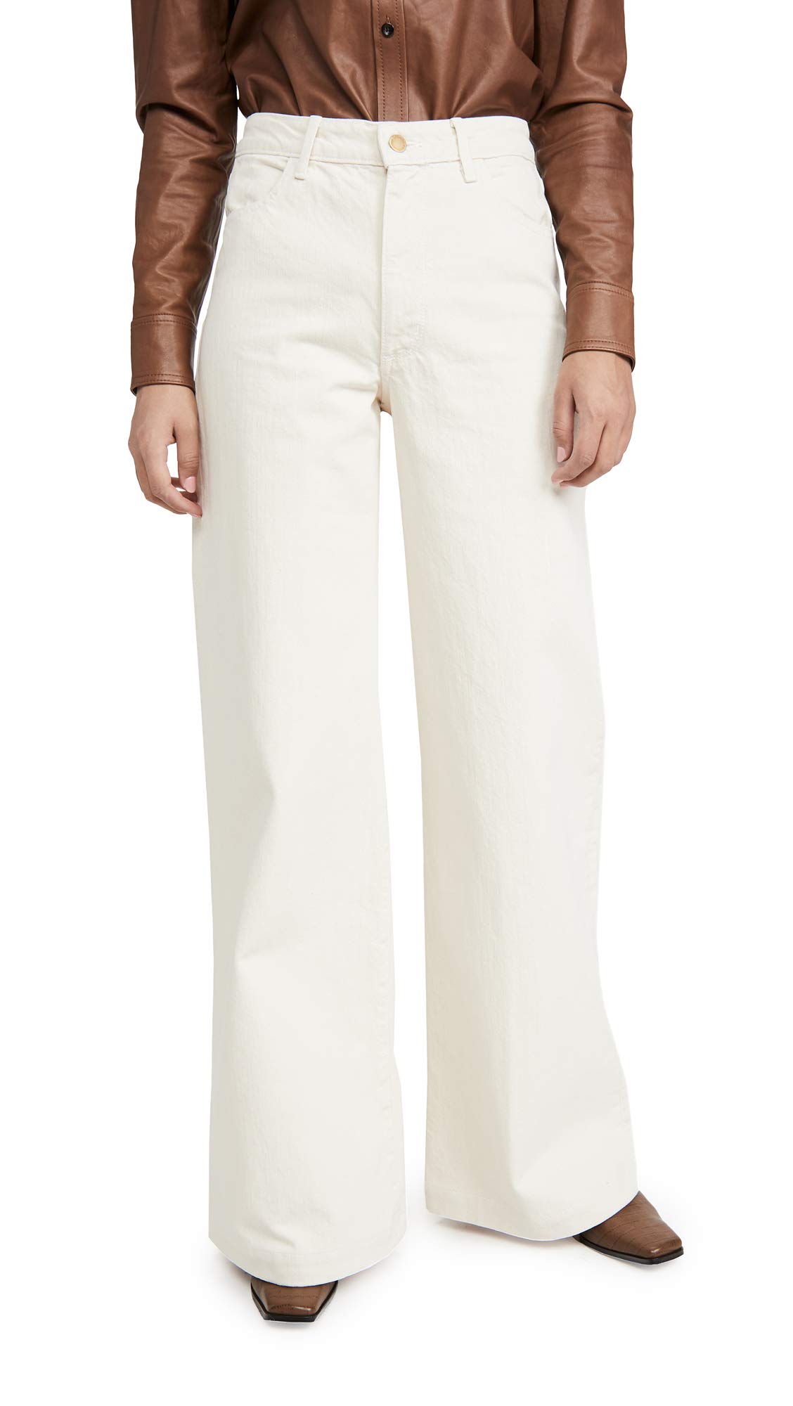 Women's High Rise Wide Leg Jeans - Stretchy Comfort Denim Pants for Casual & Work Outfits | Trendy Plus Size & Petite Options Available