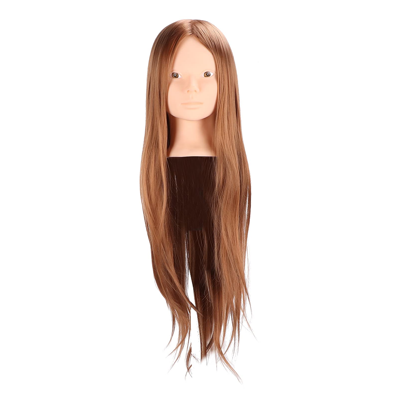 Professional Mannequin Head for Hair Styling Training - Long Hair Cosmetology Doll Head with Fiber Hair for Hairstyling Practice | Perfect for Salon Training, Wig Styling & Beauty School Education
