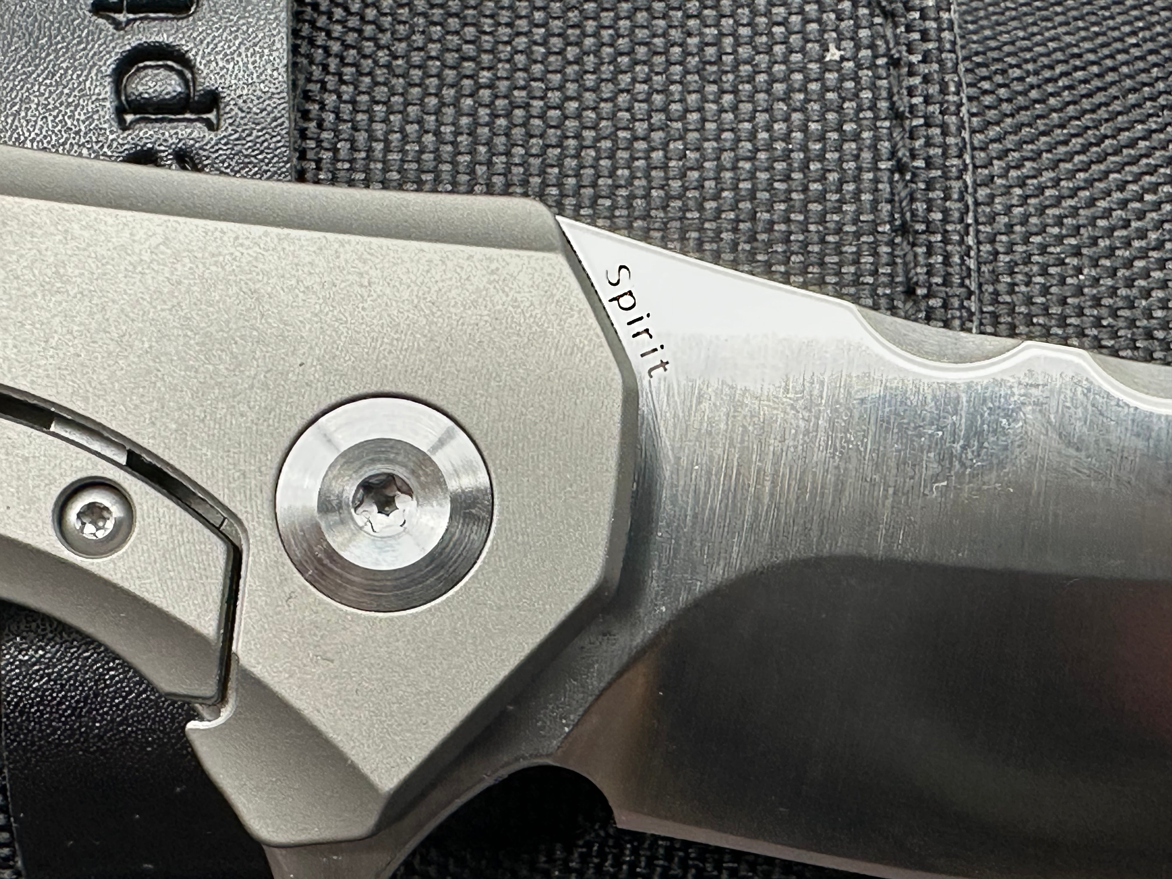 Kansept Spirit EDC Pocket Knife - S35VN Stainless Steel Blade with Carbon Fiber Handle Insert - Perfect for Outdoor, Camping, and Everyday Carry