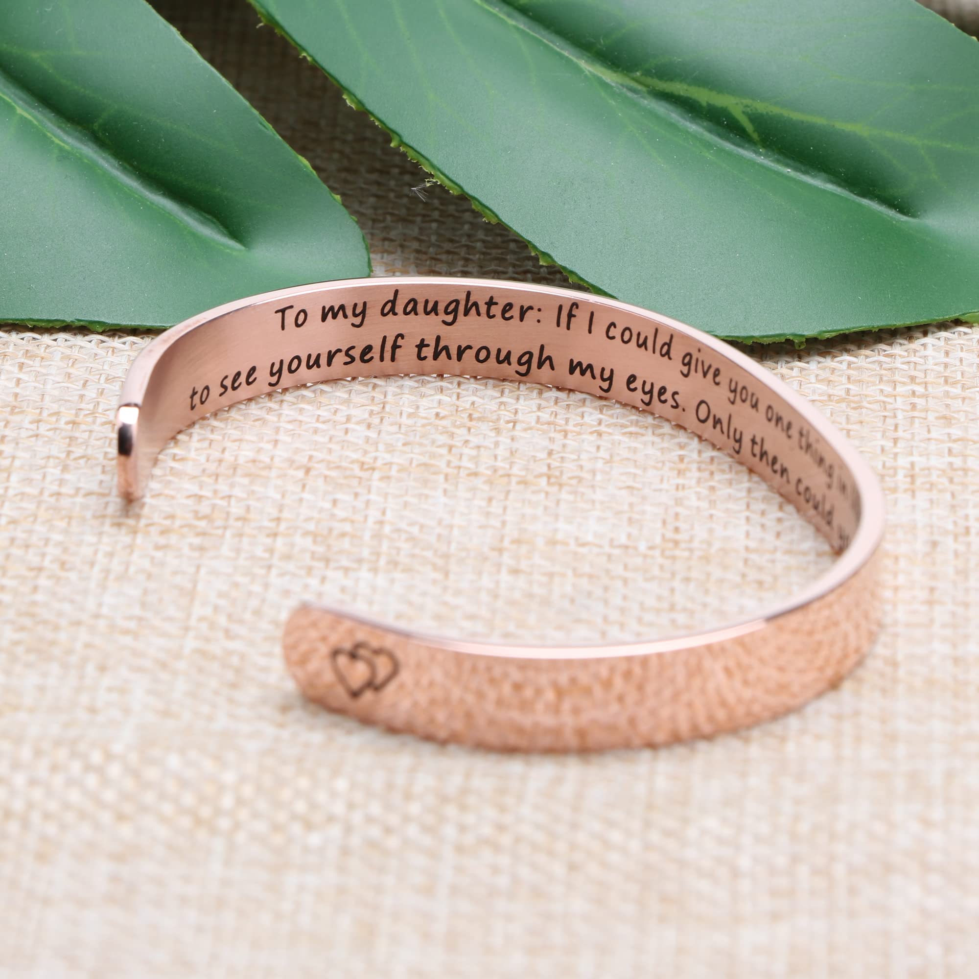 JoycuFF Stainless Steel Cuff Bracelet for Women - Elegant Christmas, Birthday & Thanksgiving Gift for Mom, Mother, Mummy - Meaningful Year-Round Jewelry Gift for Her | Perfect for Special Occasions, Daily Wear & Heartfelt Surprises