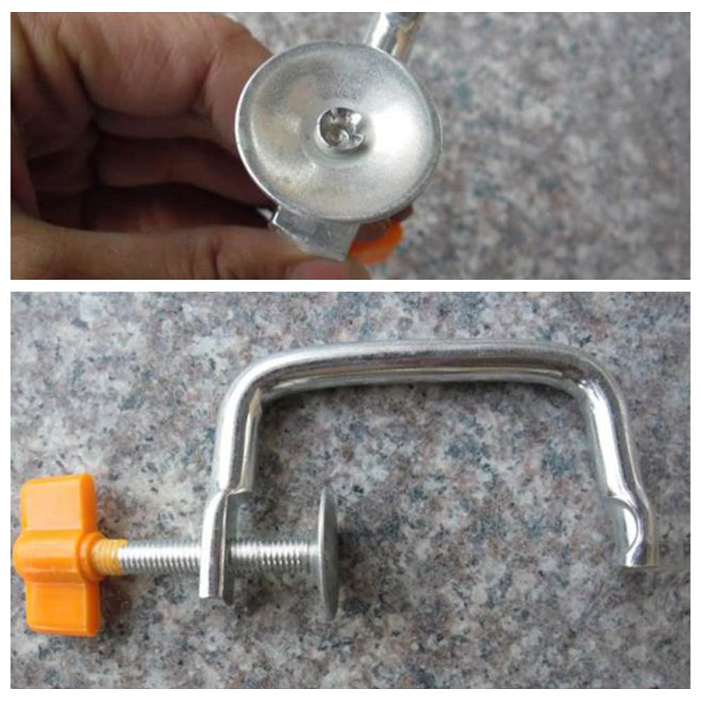 JaSiTeBW Pasta Maker Handle Replacement - Adjustable Table Clamp & Manual Fixing Clip for Manual Pasta Machines | Durable Pasta Machine Holder for Home Kitchen & Italian Cooking