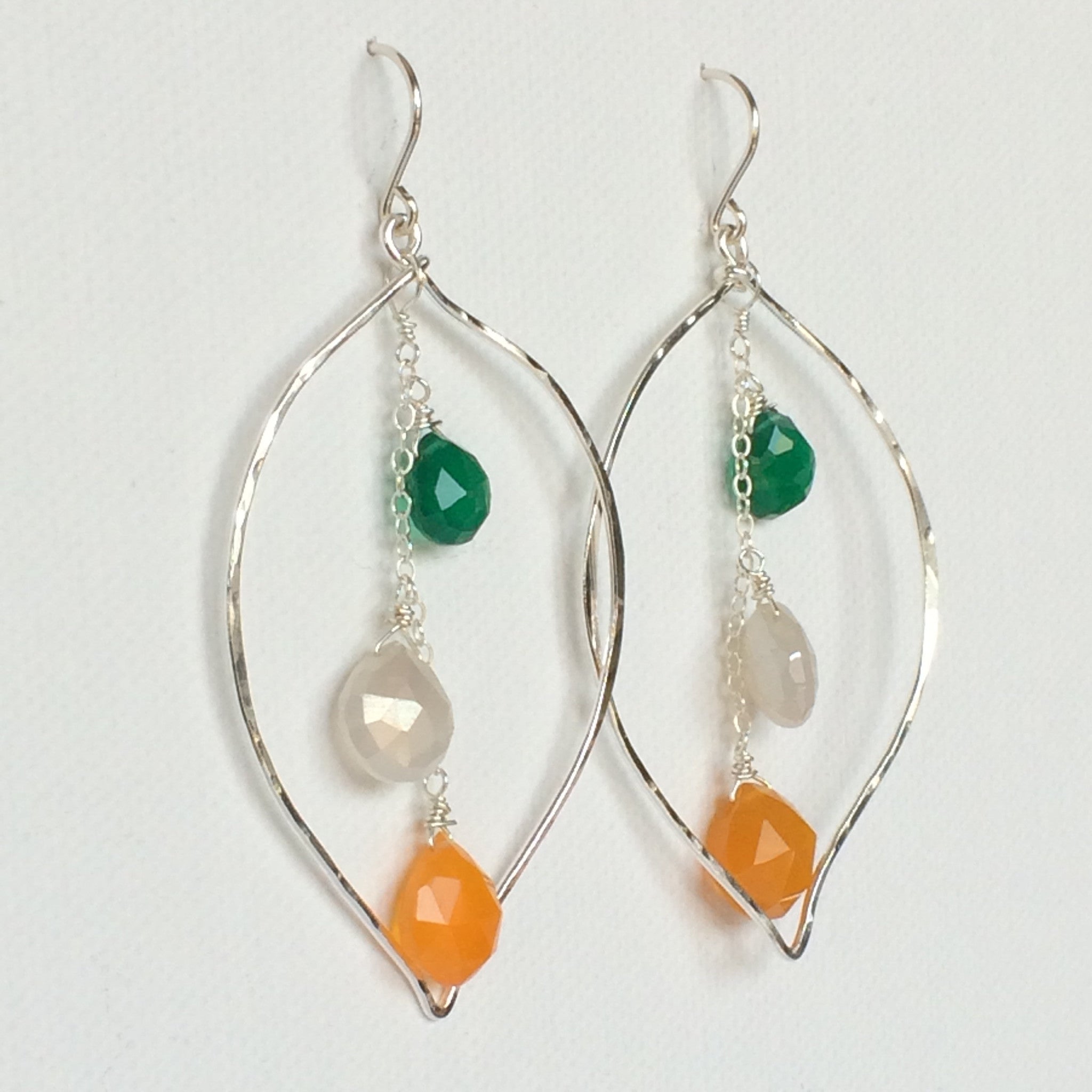 Yuri Elegant Dangle Earrings (E182) - Perfect for Parties, Weddings & Special Occasions