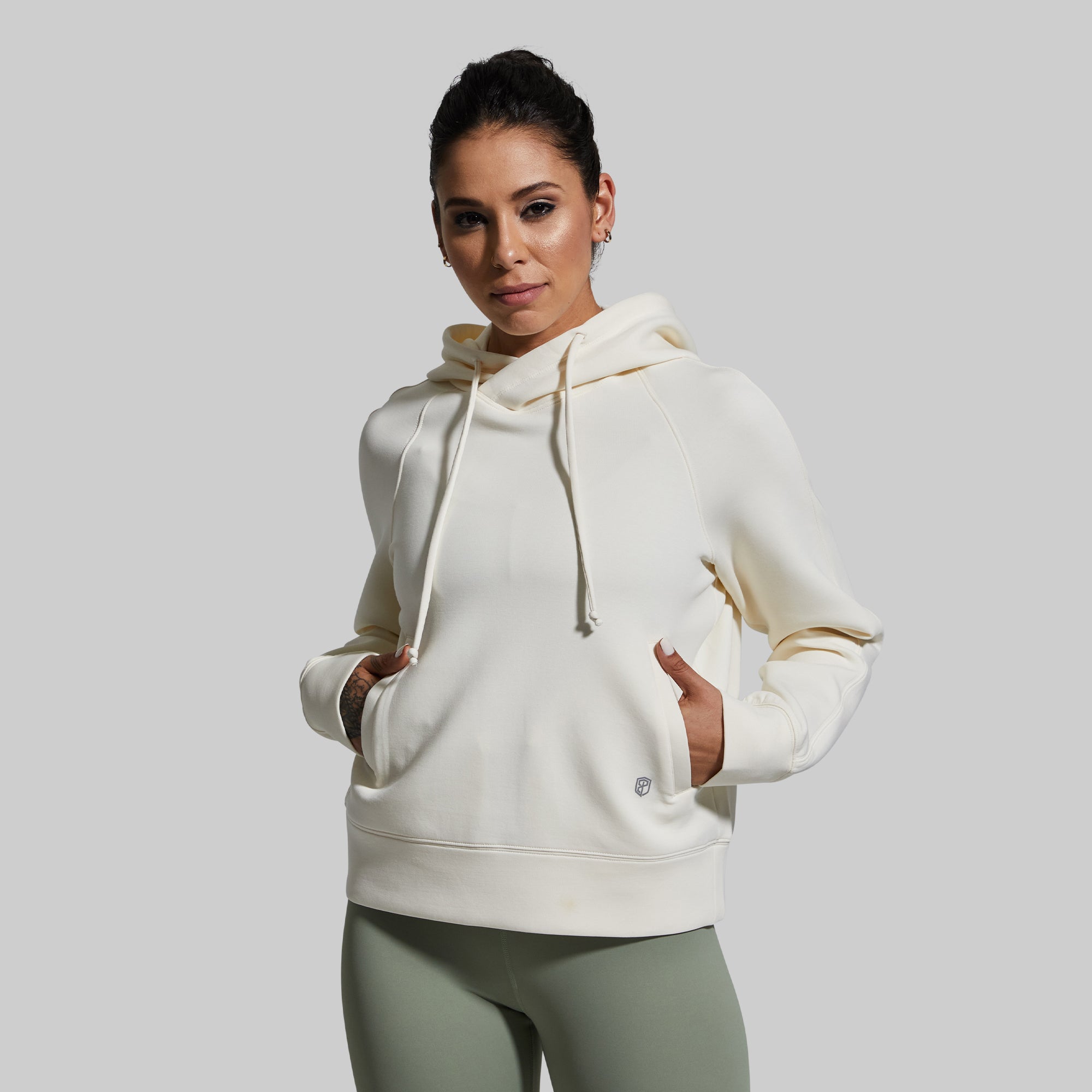 In Your Element Hoodie (Ivory) - Cozy Unisex Pullover Sweatshirt for Men & Women | Perfect for Casual Wear, Gym, and Outdoor Activities
