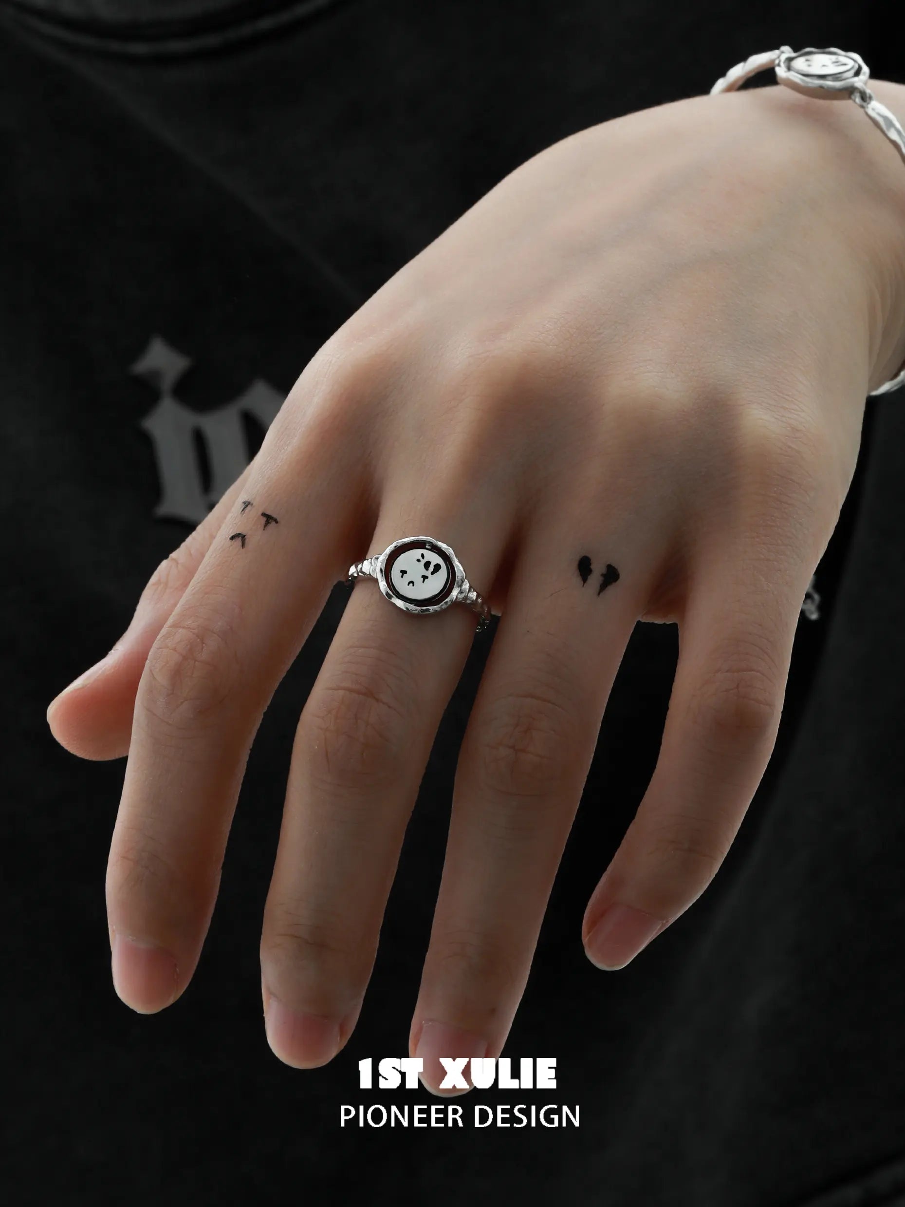 925 Sterling Silver Broken Heart Adjustable Open Ring - Mood Diary™ | Perfect for Gifts, Self-Expression & Emotional Healing Jewelry