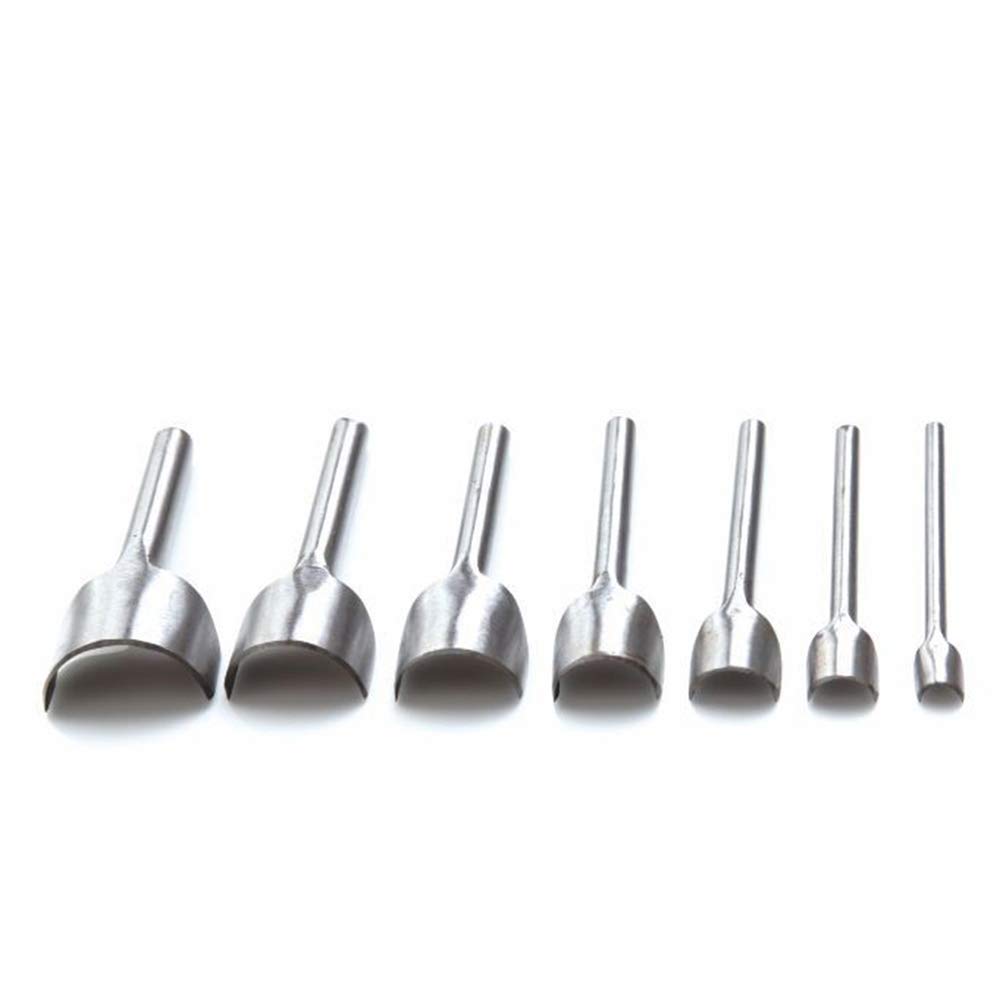 7-Piece Leather Punching and Sewing Tool Kit - Professional Leather Craft Supplies for DIY Projects, Upholstery, and Handmade Accessories