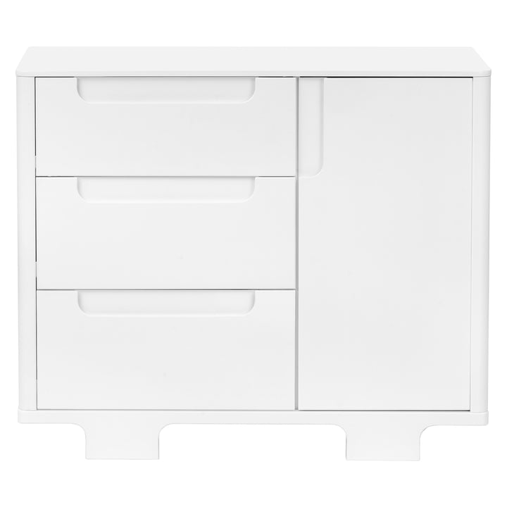 Babyletto Yuzu 3-Drawer Changer Dresser - Modern Nursery Changing Table with Storage for Baby Essentials | Perfect for Diaper Changing, Baby Clothes & Nursery Organization