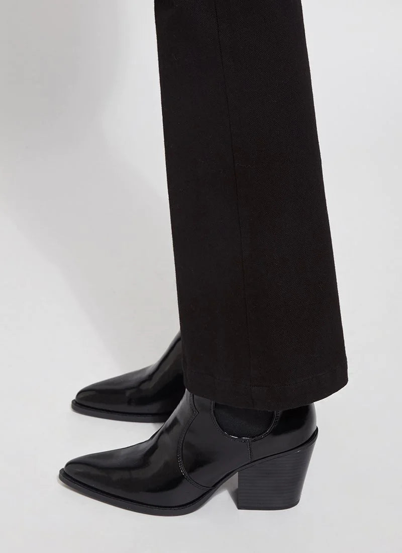 Baby Bootcut Denim Jeans for Girls & Boys - Soft Stretch Black Denim Pants - Perfect for Playdates, School & Family Outings
