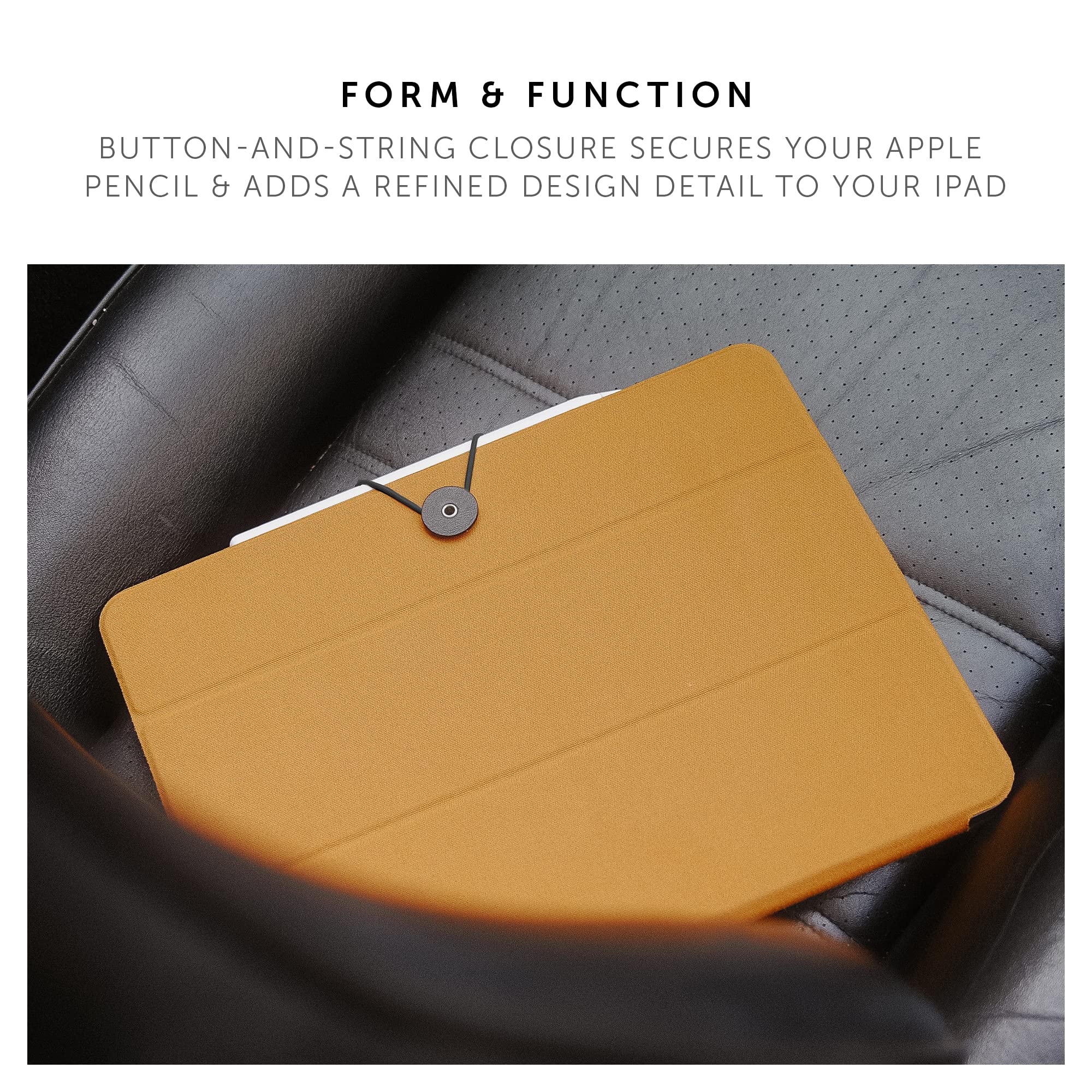 Native Union W.F.A iPad Folio Case - Eco-Friendly Recycled Material Foldable Stand Cover for iPad Air 13