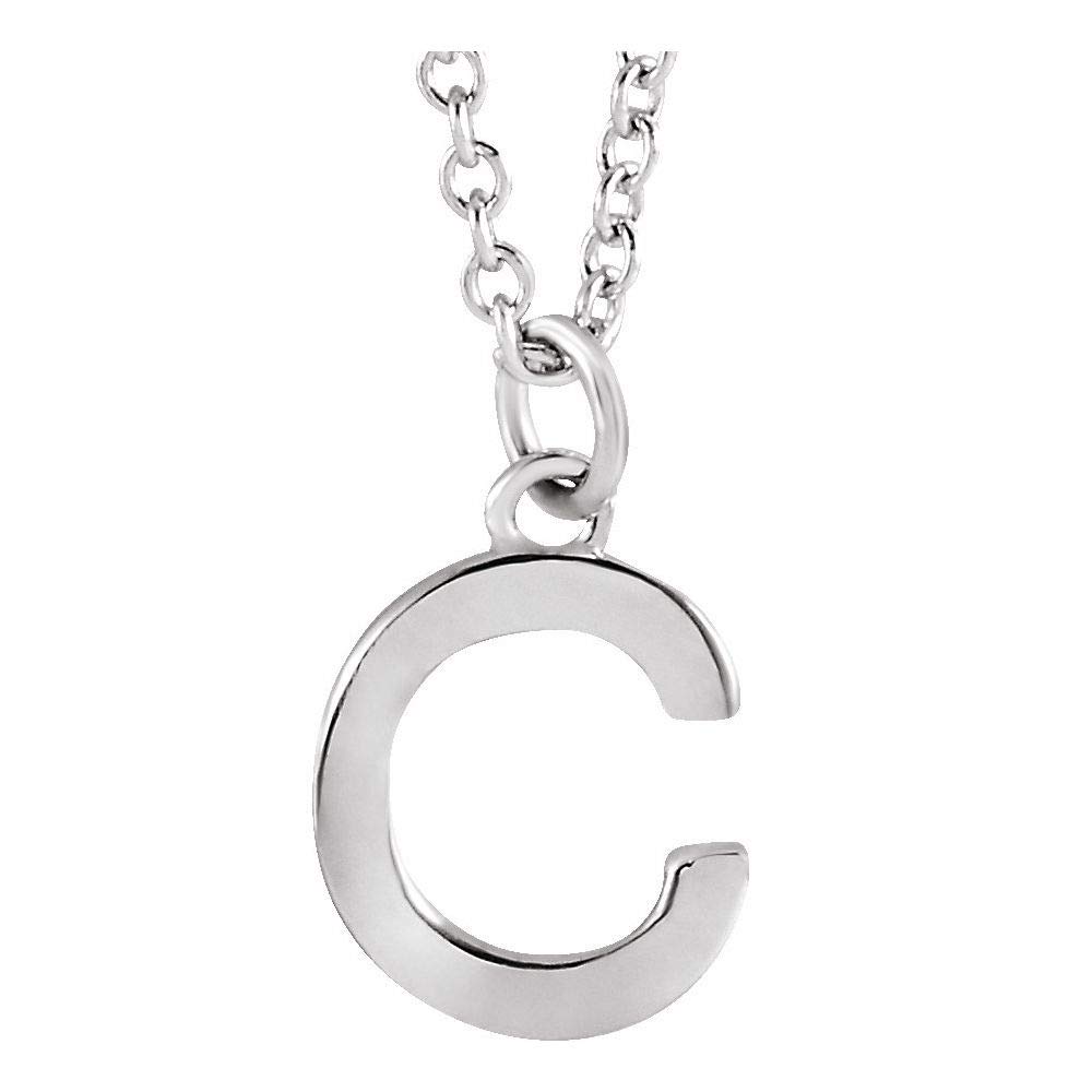 Alphabet Initial Letter Dangle Charm Pendant Necklace - 18 Inch Gold/Silver Personalized Name Necklace for Women - Perfect Gift for Birthday, Anniversary & Valentine's Day