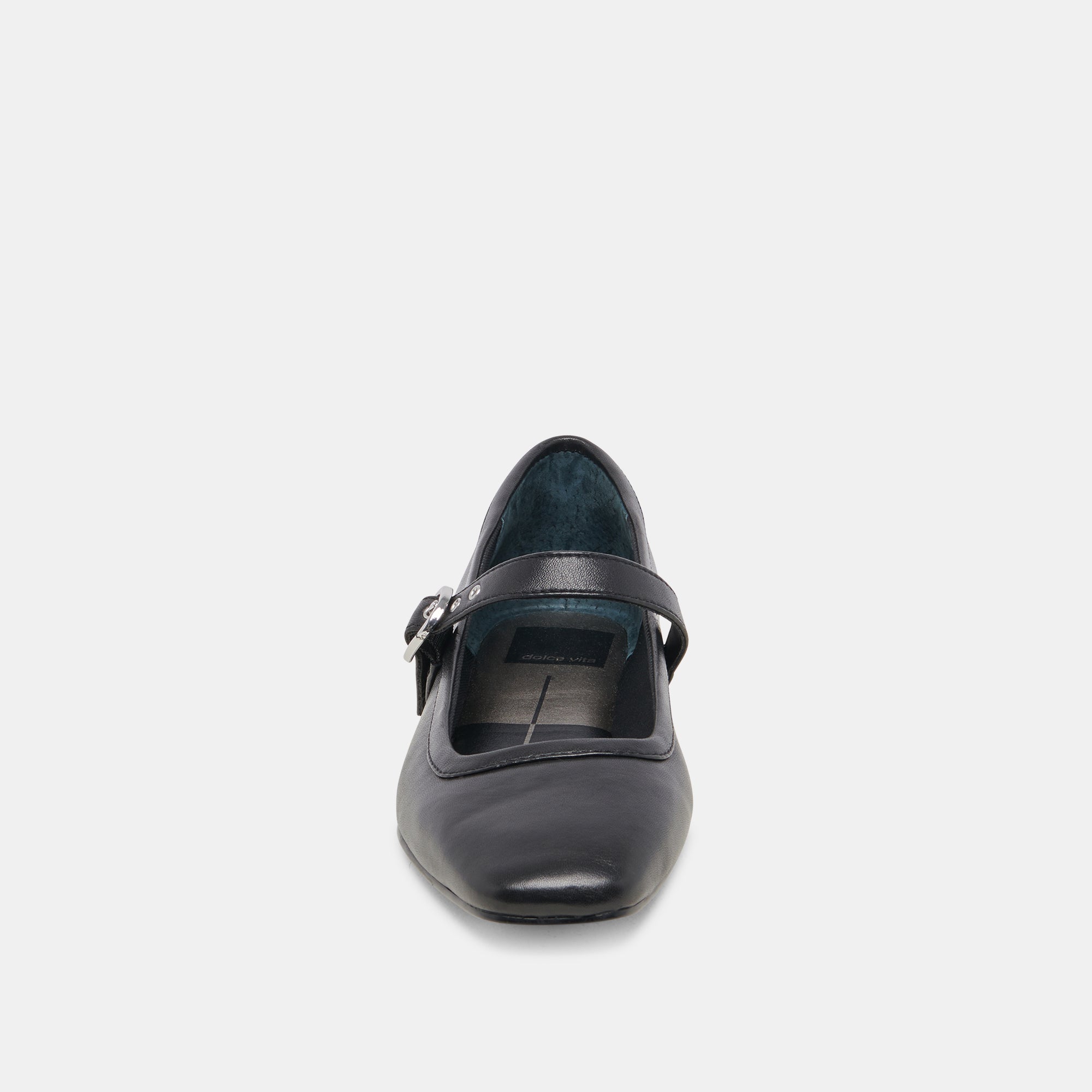 RODNI Women's Black Leather Ballet Flats - Comfortable & Stylish for Work, Travel & Casual Wear