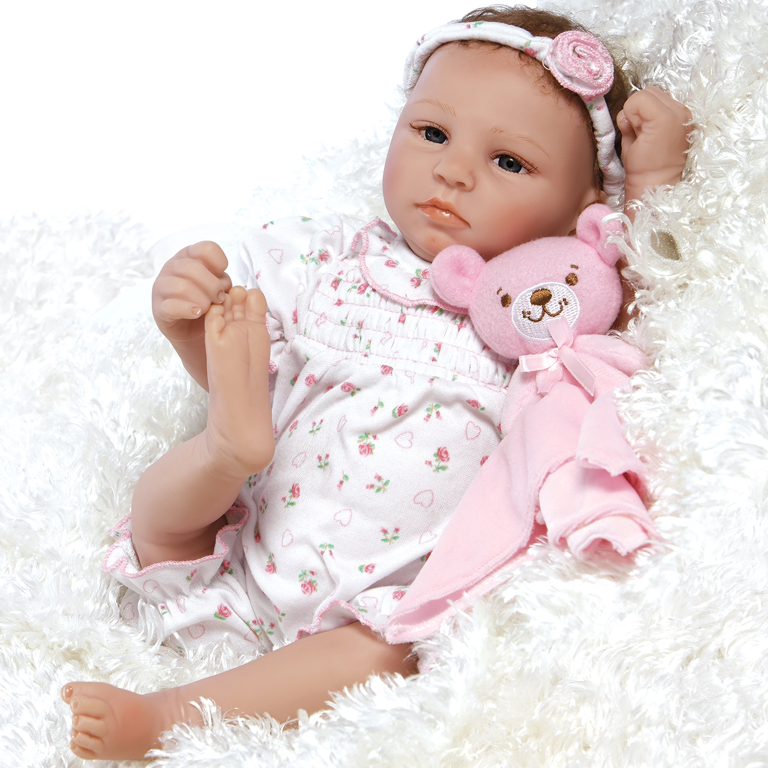 Paradise Galleries 17.5-Inch Realistic Reborn Baby Doll - Weighted Cloth Body & Gentletouch Vinyl, 5-Piece Gift Set for Kids Age 3+ | Perfect for Collectors, Role Play, and Emotional Comfort