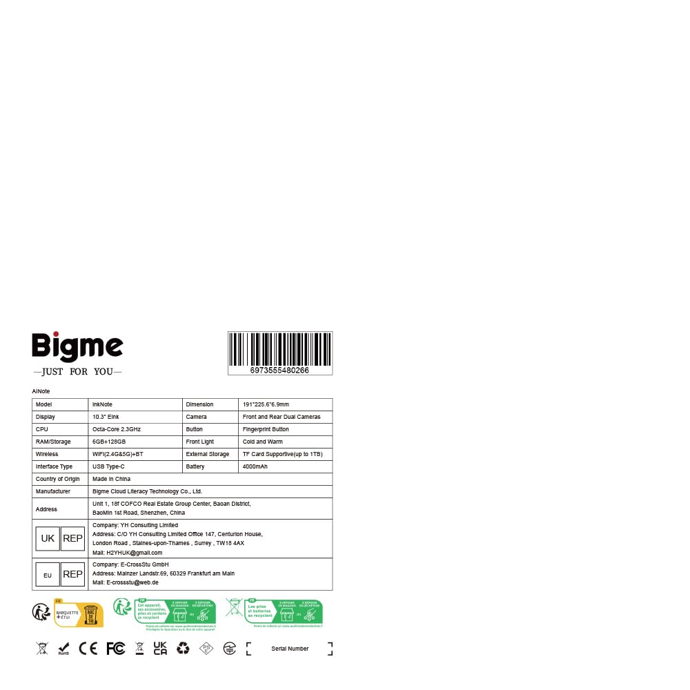 Bigme inkNote 10.3