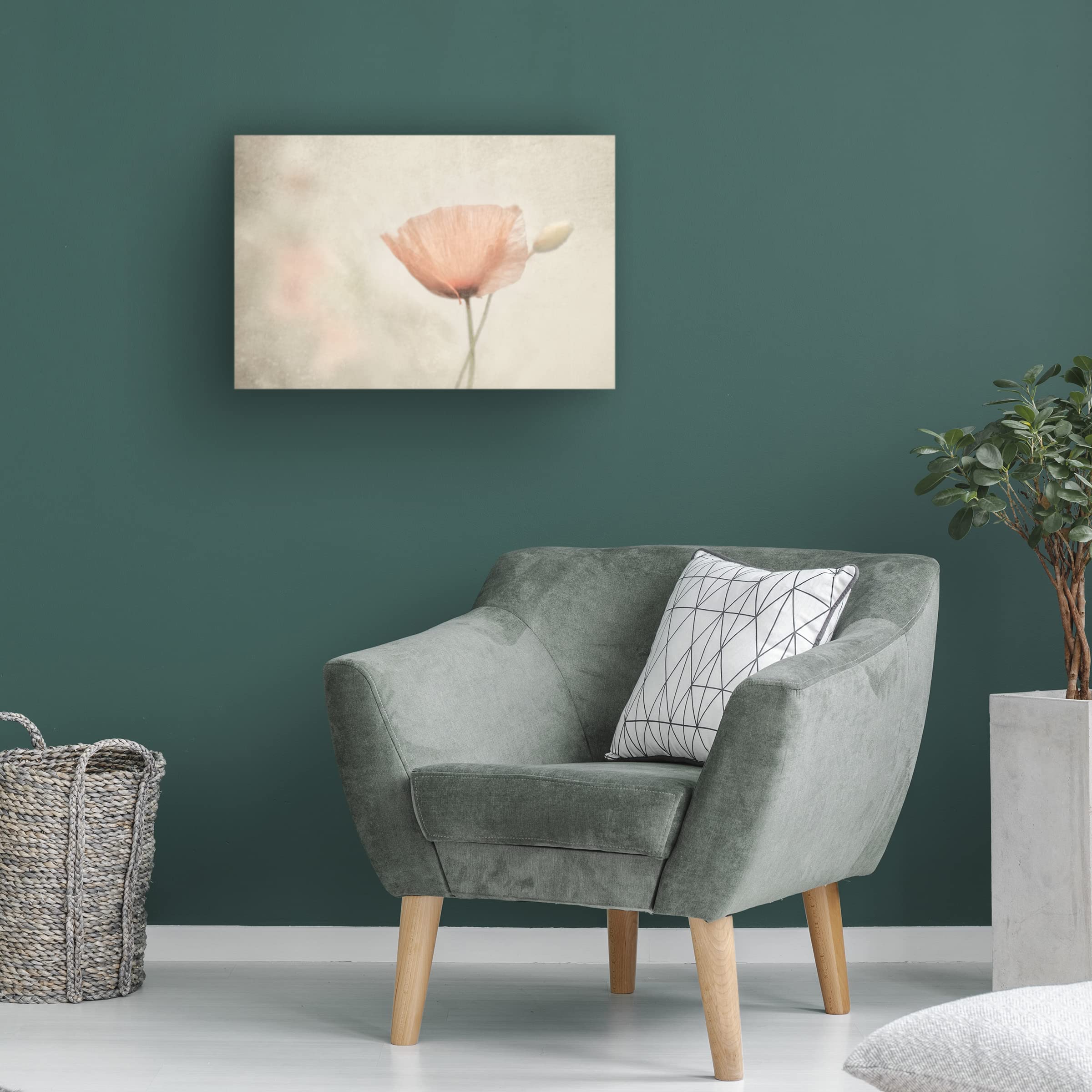 Trademark Fine Art 'Jewel Of Nature' Canvas Wall Art by Gilbert Claes - Handmade Nature Painting for Living Room & Bedroom Decor