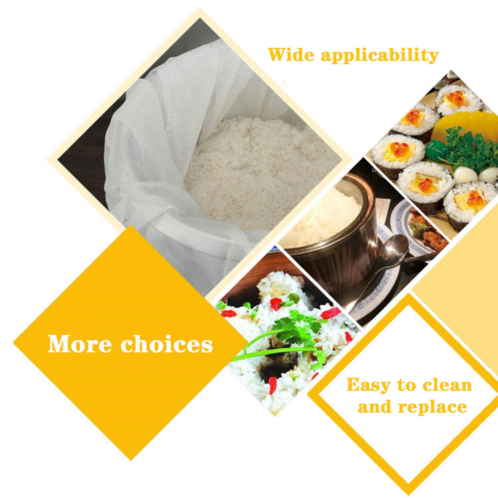 Non-Stick Sushi Rice Cooking Net 43