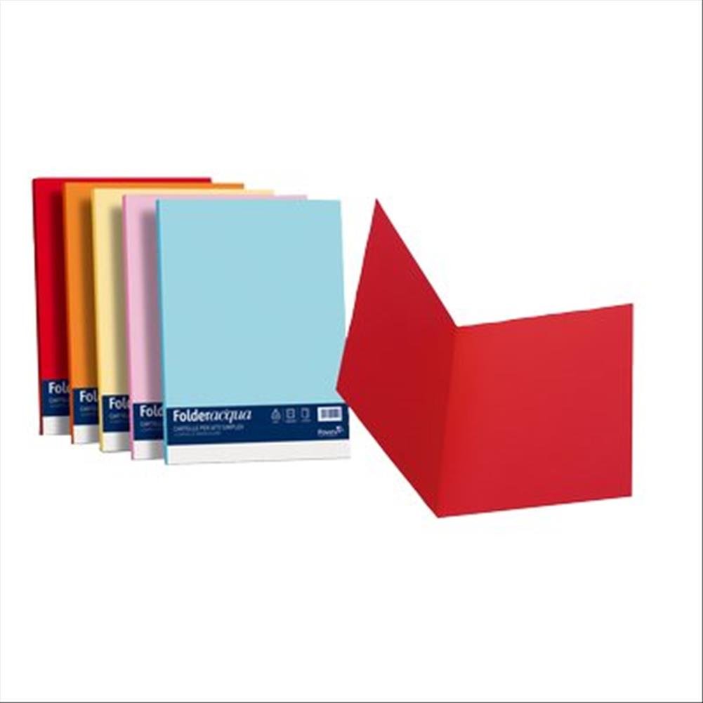 FAVINI A50T664 Lightweight Waterproof Cardboard Folders - Simplex Style for Office, School & Home Organization | Eco-Friendly Document Storage Solution
