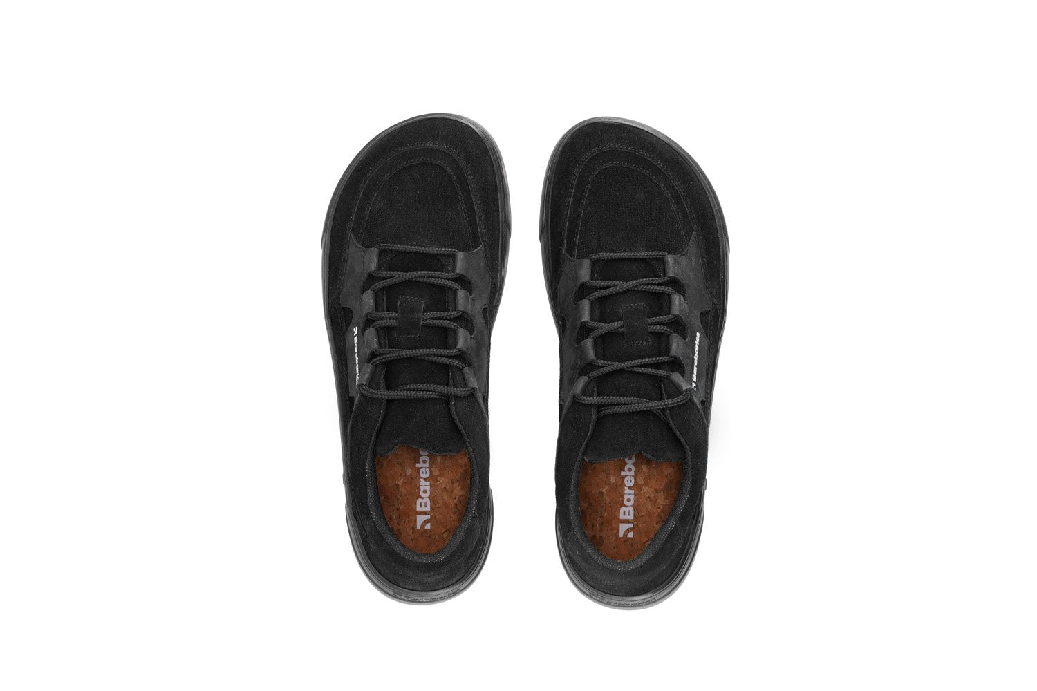 Barefoot Sneakers Barebarics Evo - Minimalist Zero Drop Shoes for Men & Women | All Black | Perfect for Running, Gym & Everyday Comfort