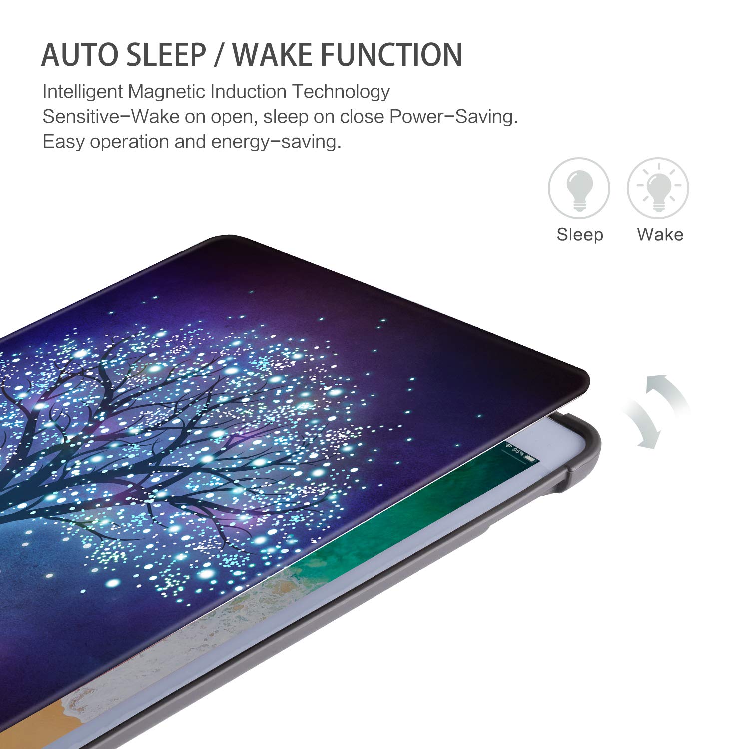 Premium iPad Case Compatible with iPad 9th/7th/8th Gen 10.2