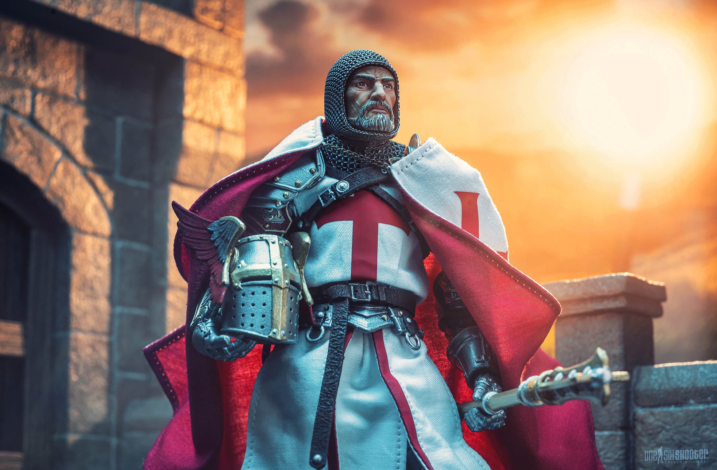 PRE-ORDER: Four Horsemen Studios Mythic Legions 1/12 Scale 6-Inch Action Figure - All Stars 6 Sir Enoch Knight Collectible Toy for Display & Fantasy Role-Play