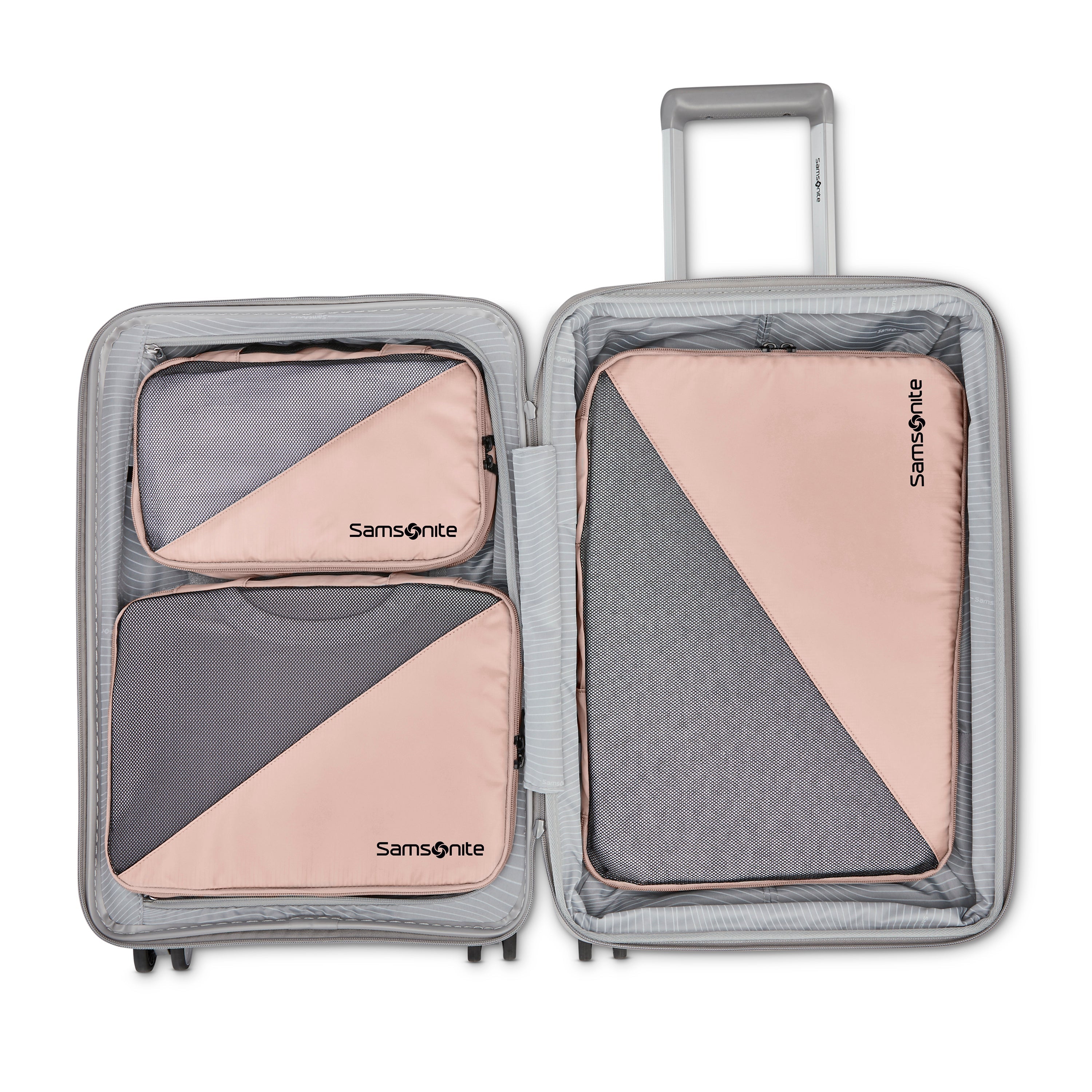 Samsonite 3 Piece Compression Packing Cube Set - Travel Organizer for Suitcases & Carry-On Bags - Perfect for Business Trips, Vacations & Weekend Getaways