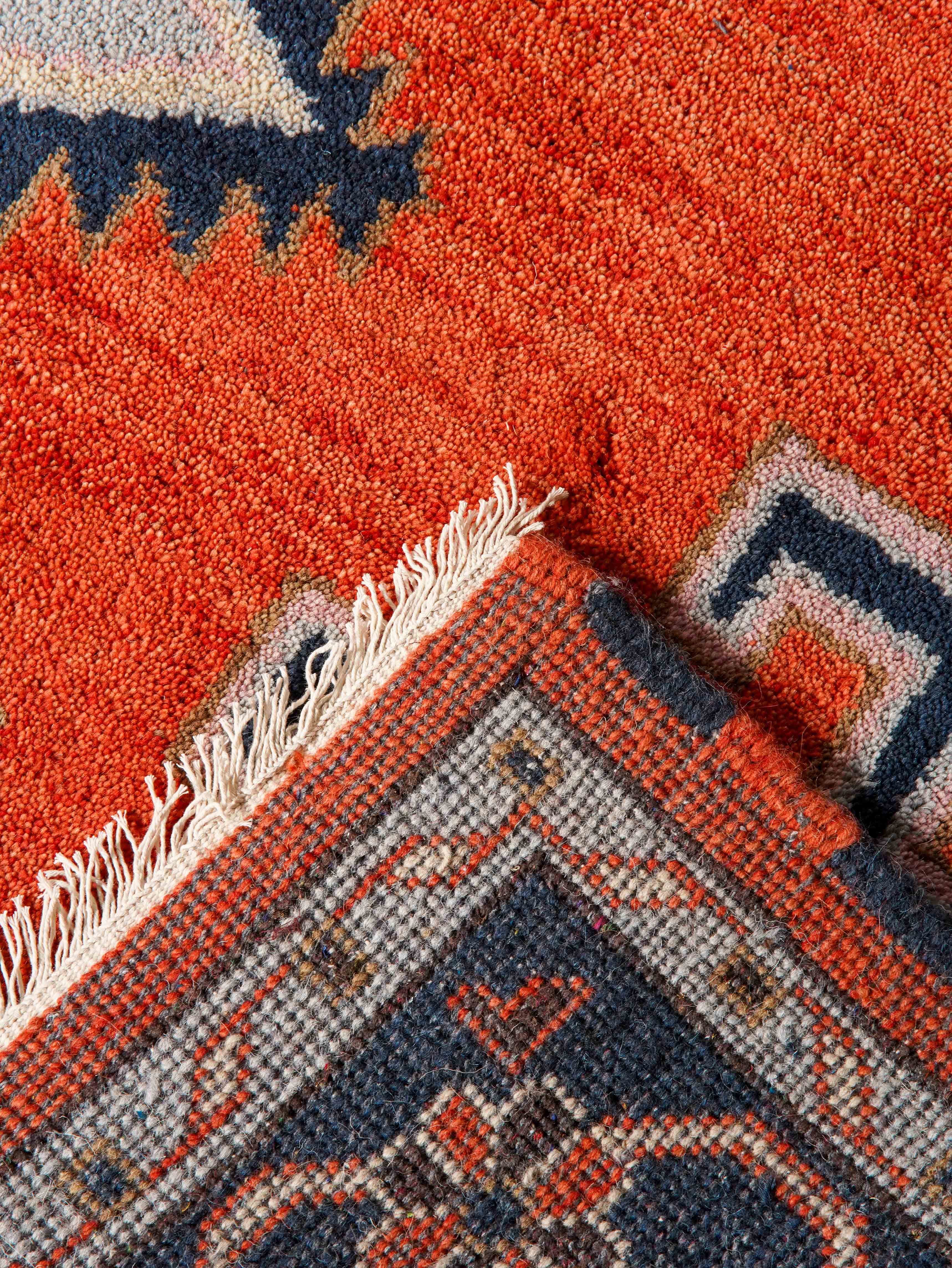 Handmade Afghan Rug - Premium Hand-Knotted Wool Carpet for Living Room, Bedroom & Dining Area - Traditional Oriental Design - Durable & Soft Floor Decor for Home & Office