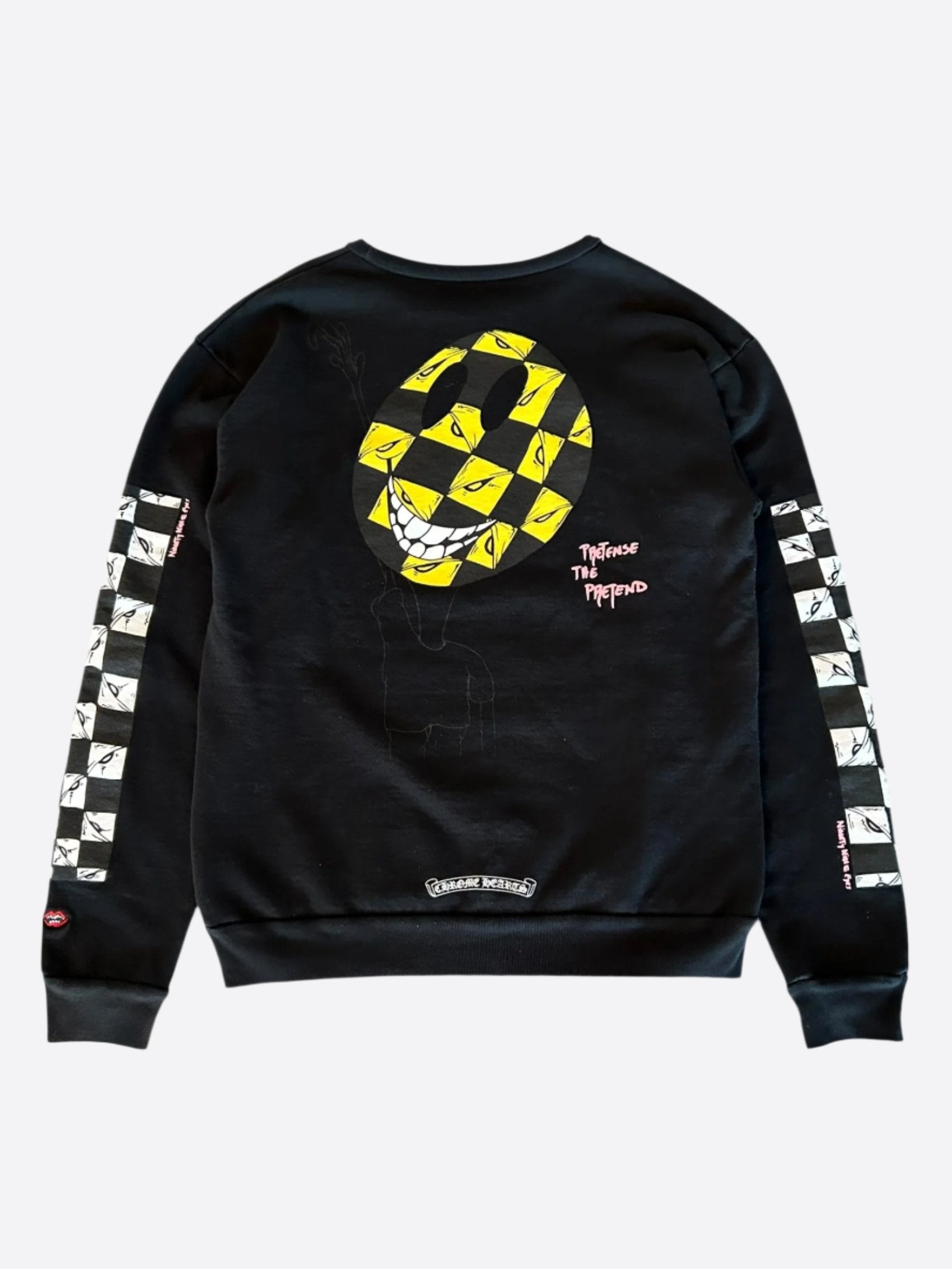 Chrome Hearts Matty Boy Black & Yellow Eyes Sweater for Men - Stylish Gothic Knitwear for Streetwear & Luxury Fashion Lovers