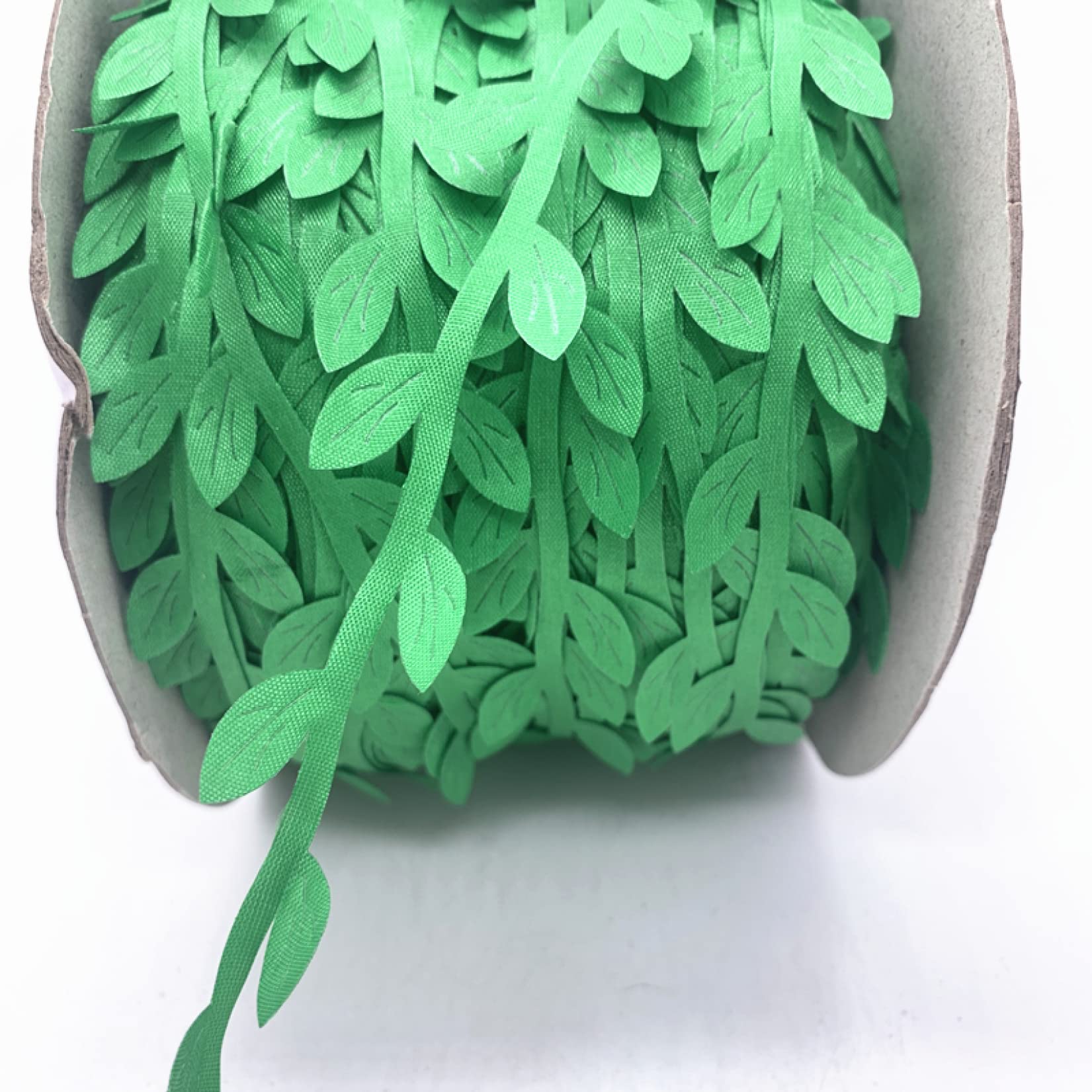 5 Yards Artificial Leaf Ribbon - Soft Fake Vine Rope for DIY Crafts, Wedding Decor, Wreaths & Party Wall Decorations - Perfect for Home, Garden, and Event Decoration