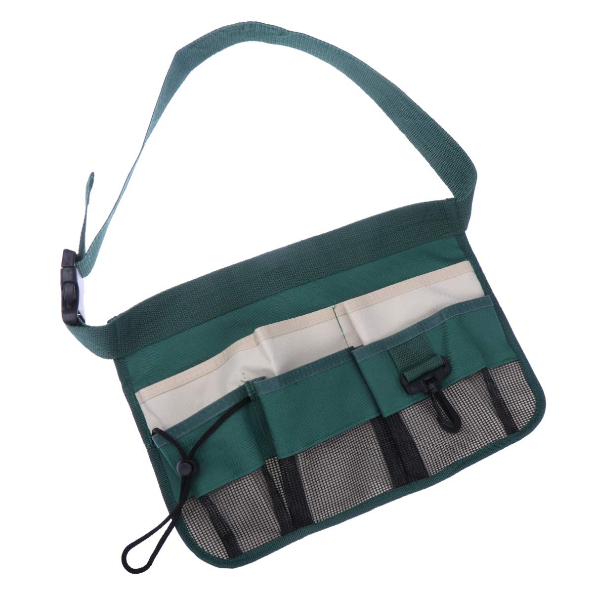 **Hemoton Heavy Duty Canvas Waist Pouch – Gardening Tool Belt Bag for Electric Wrenches, Technician Work Pouch, Multi-Pocket Utility Tote for Gardeners & Cleaners – Perfect for Outdoor Work & DIY Projects**