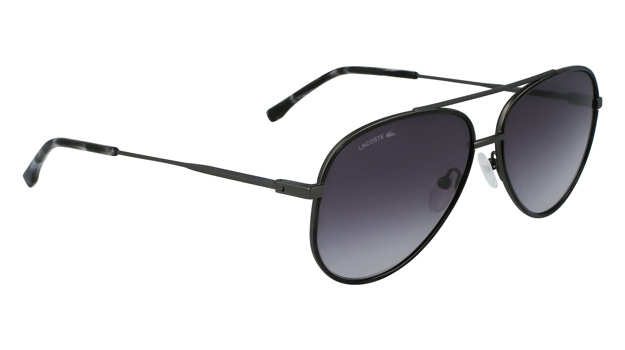 Lacoste L247s Aviator Sunglasses for Men - Polarized UV Protection Pilot Shades - Perfect for Driving, Travel & Outdoor Activities