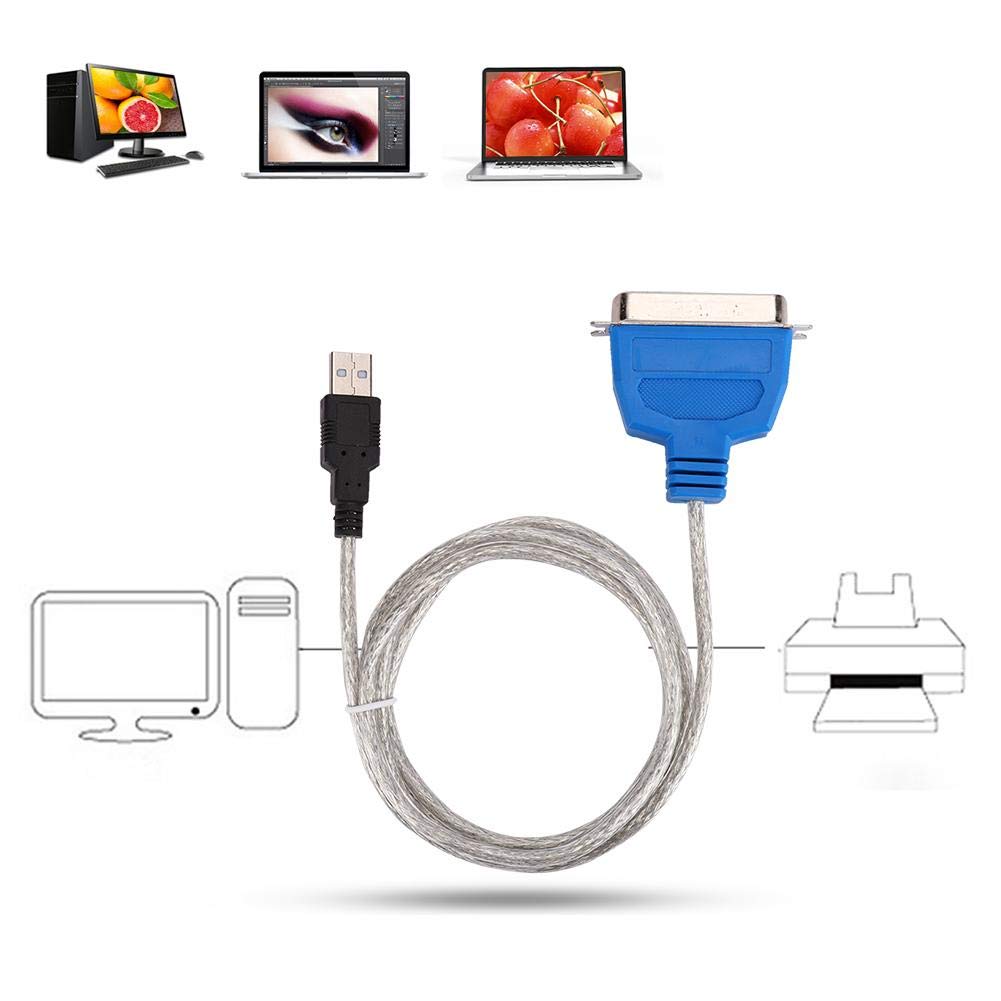 USB to Parallel IEEE 1284-1994 Printer Cable Adapter - Standard CN36 Interface Converter for Legacy Printers, Scanners & POS Systems - Perfect for Office, Retail & Industrial Use