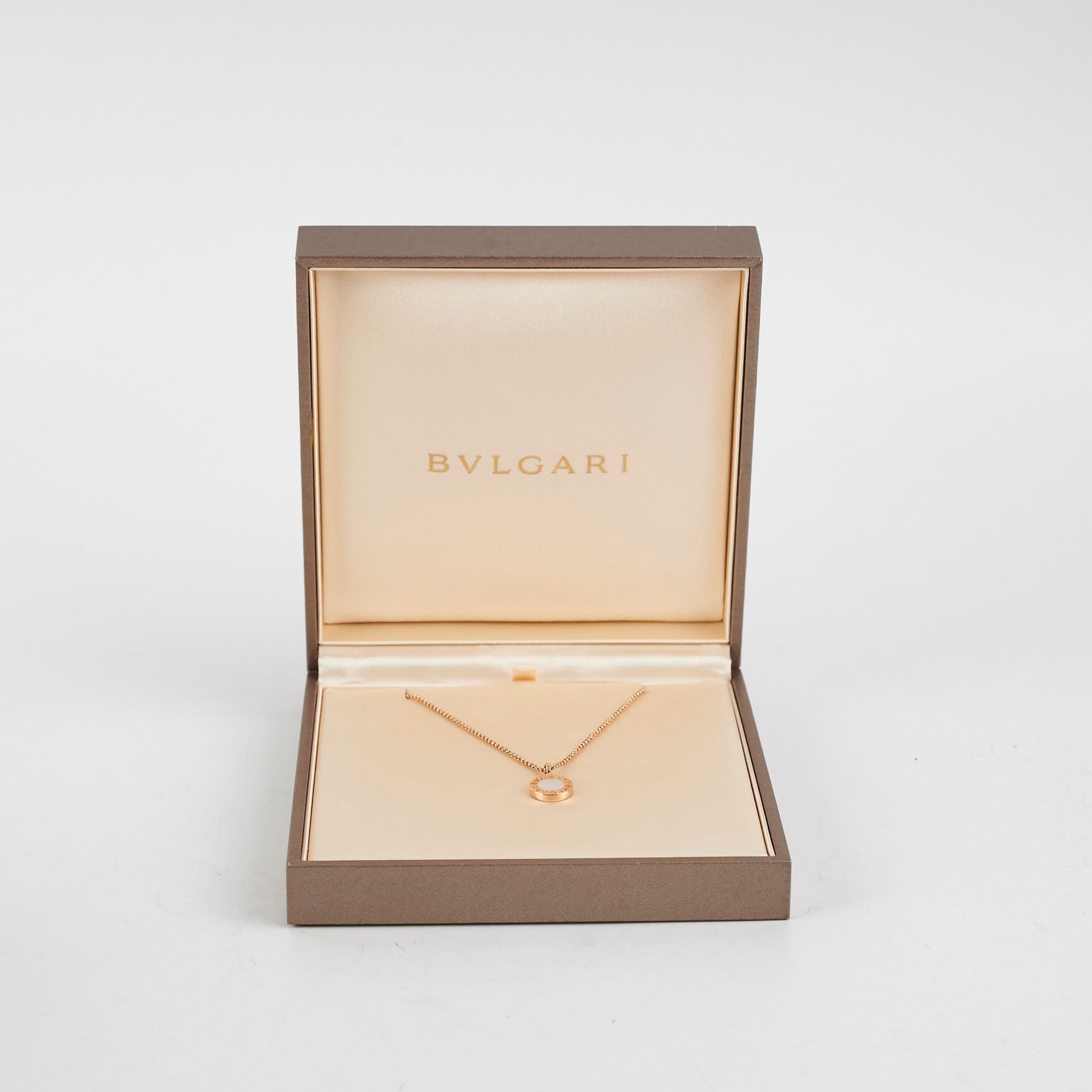 Bvlgari Mother of Pearl Rose Gold Necklace for Women - Elegant Luxury Jewelry Gift for Wedding, Anniversary & Special Occasions